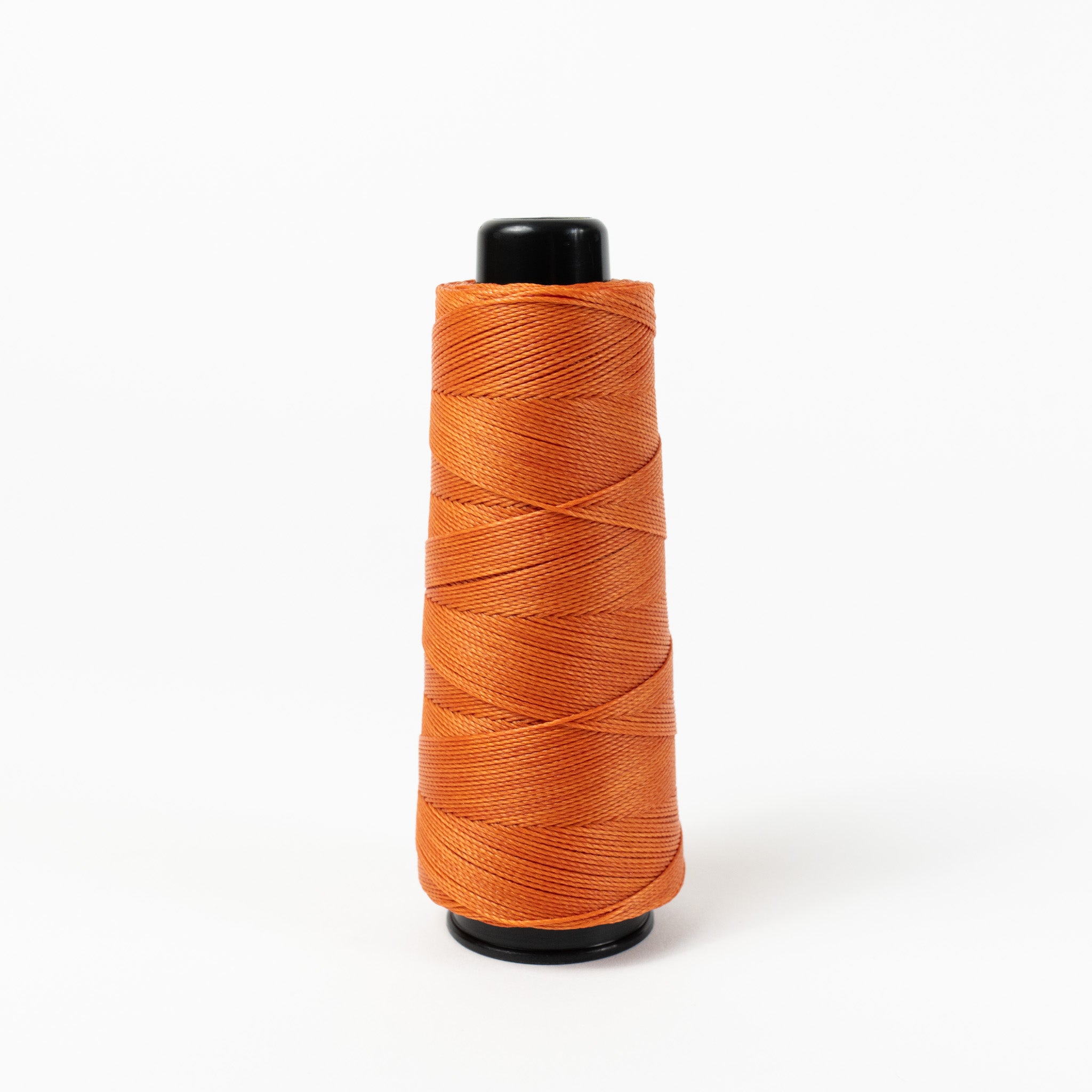 MBT fulvous waxed polyester thread, 200 meter spool