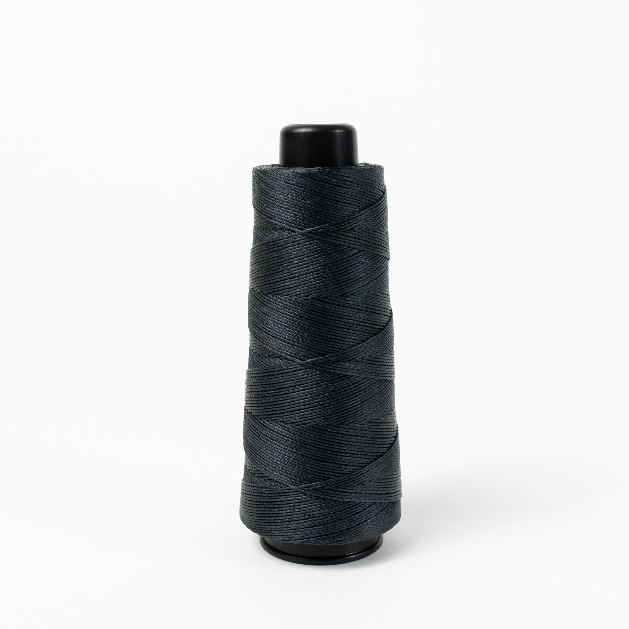 MBT midnight green waxed polyester thread, 200 meter spool