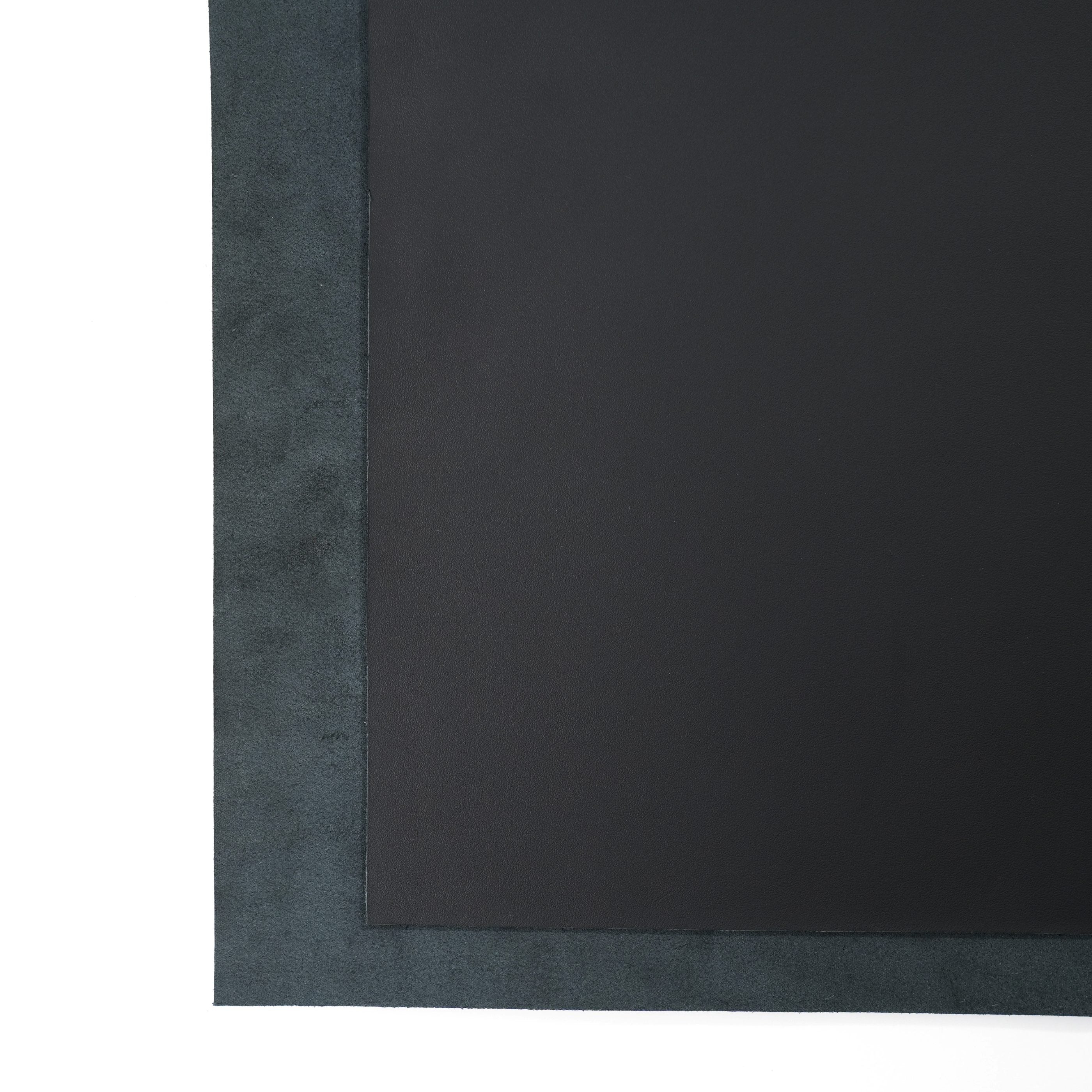 Italian Top Grain Leather Panels - Black