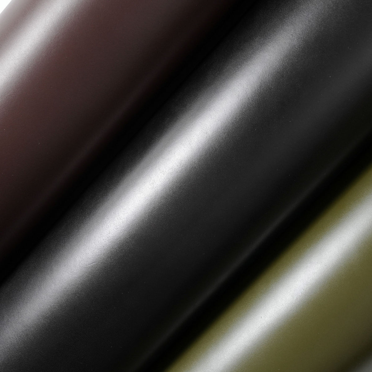 Dyed Veg Tan Leather Panels - Black