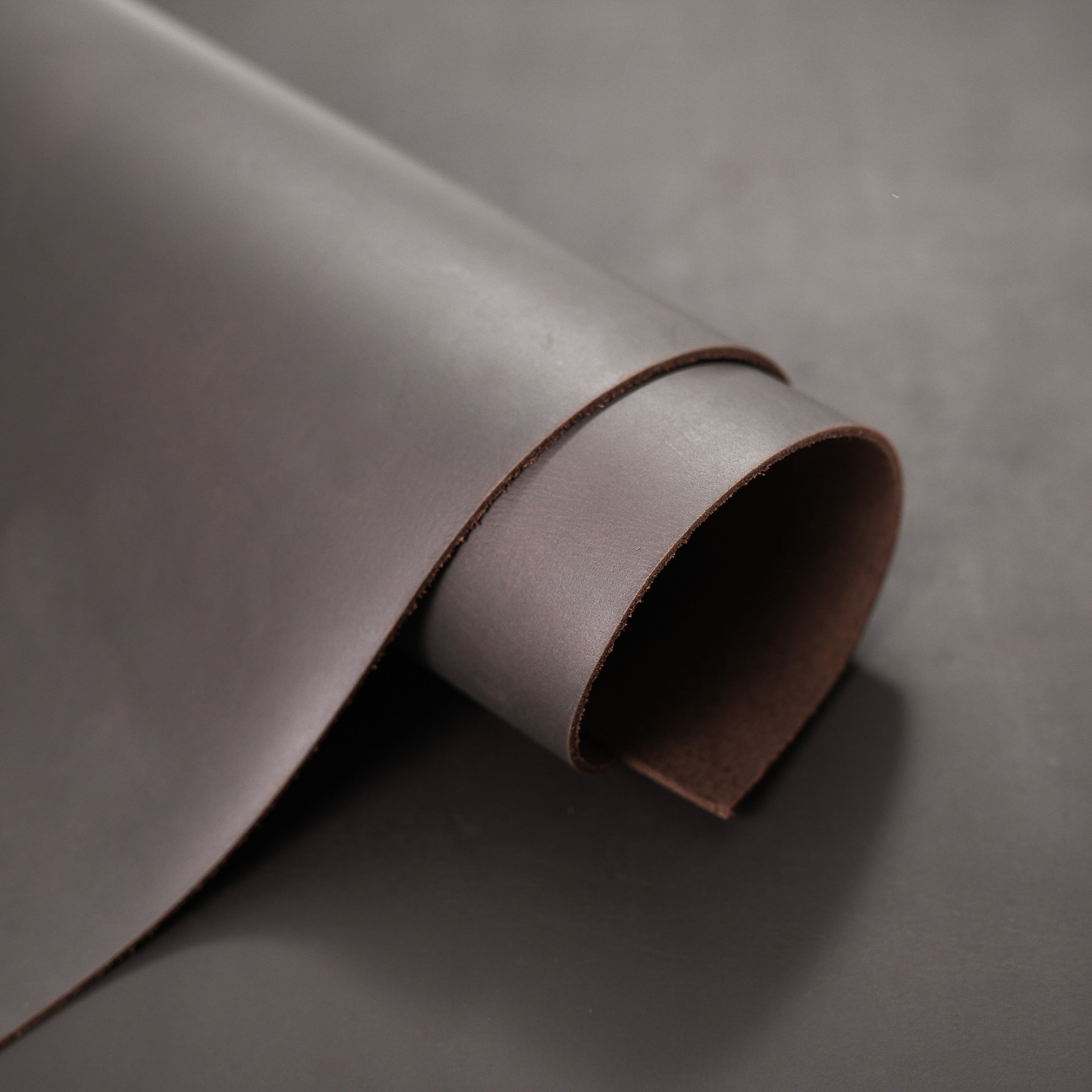 brown crazy horse leather rolled view