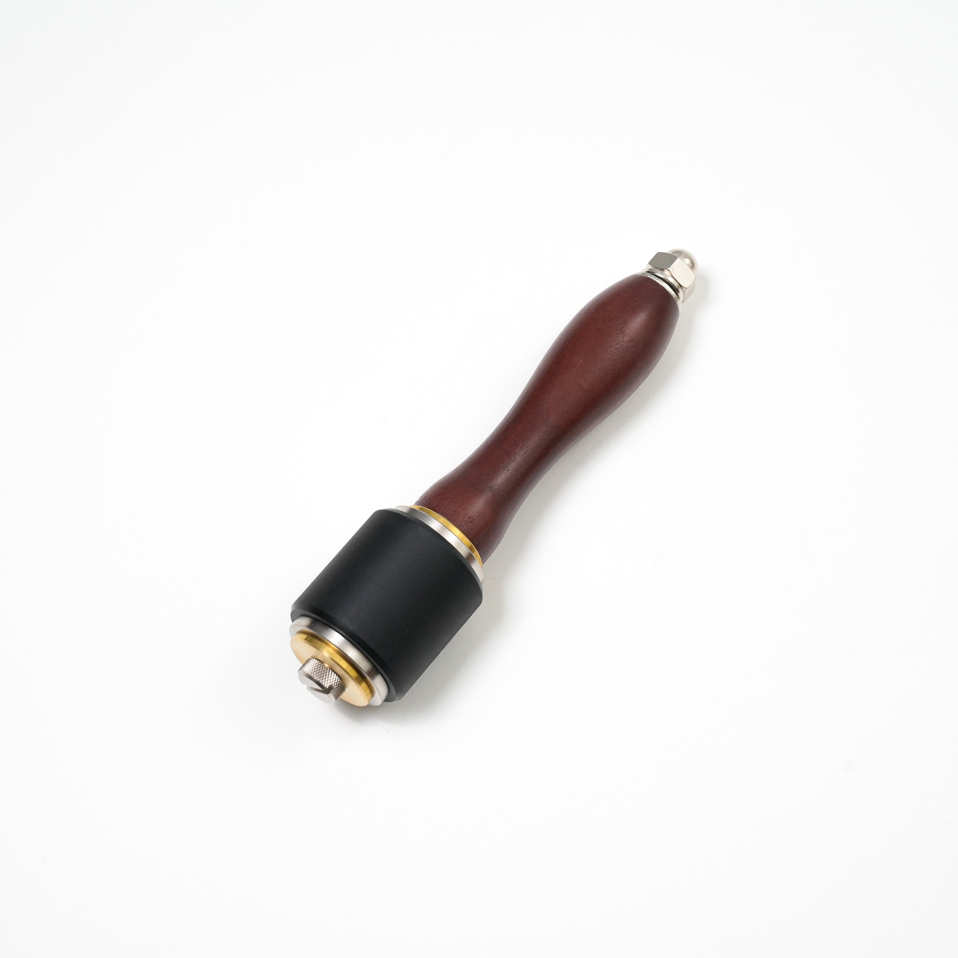 brown round maul black head leather craft tool