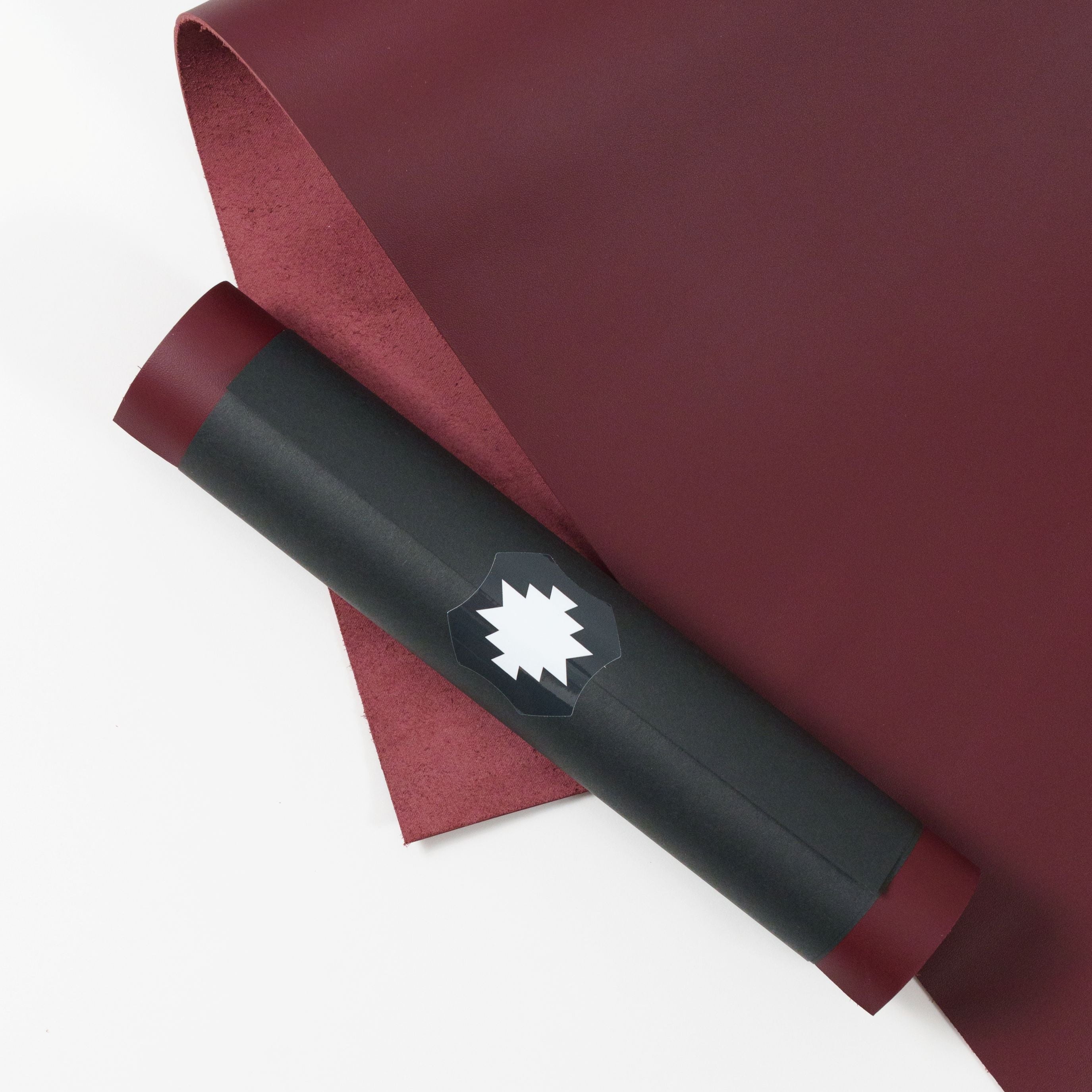 Italian Top Grain Leather Panels - Burgundy