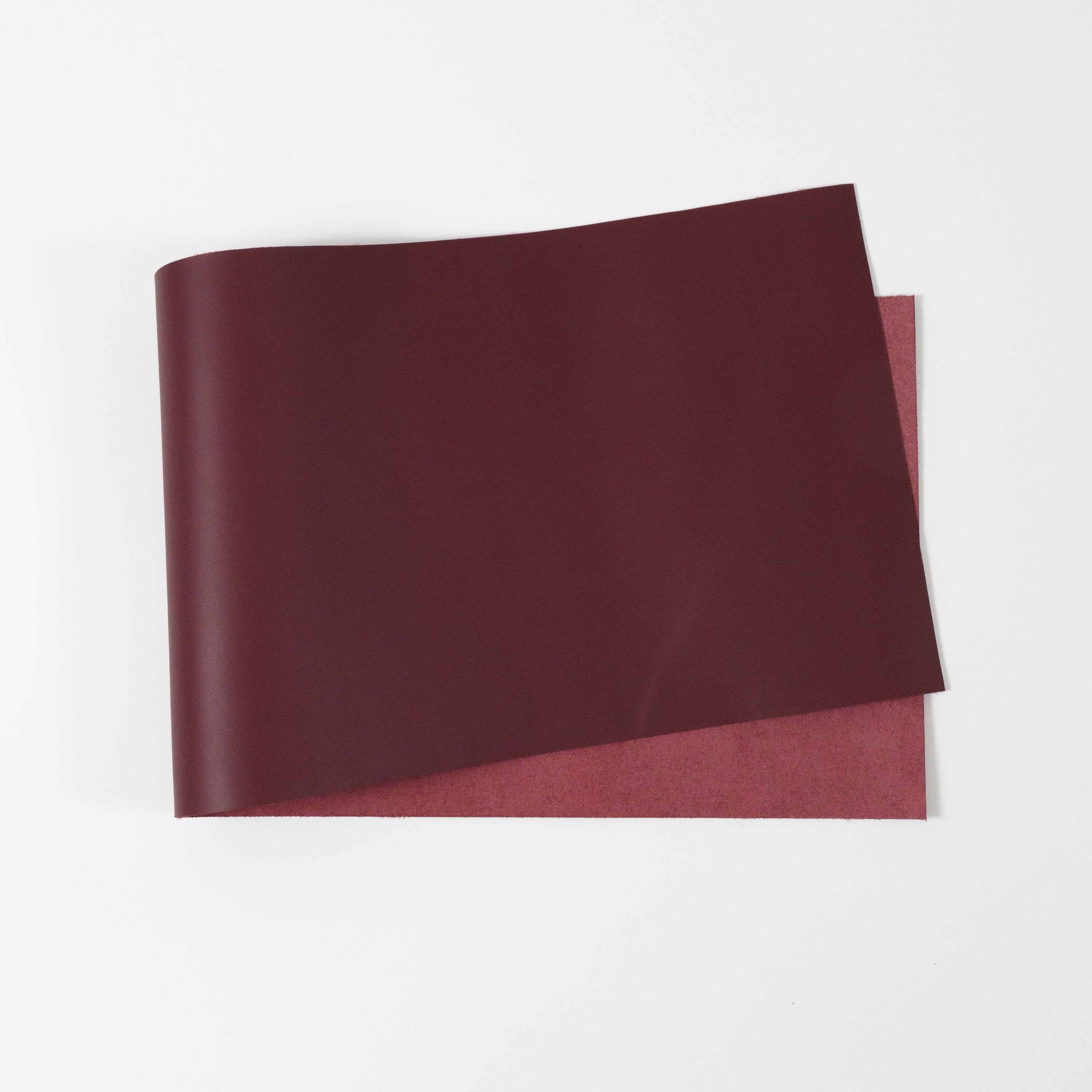 burgundy top grain premium italian-leather