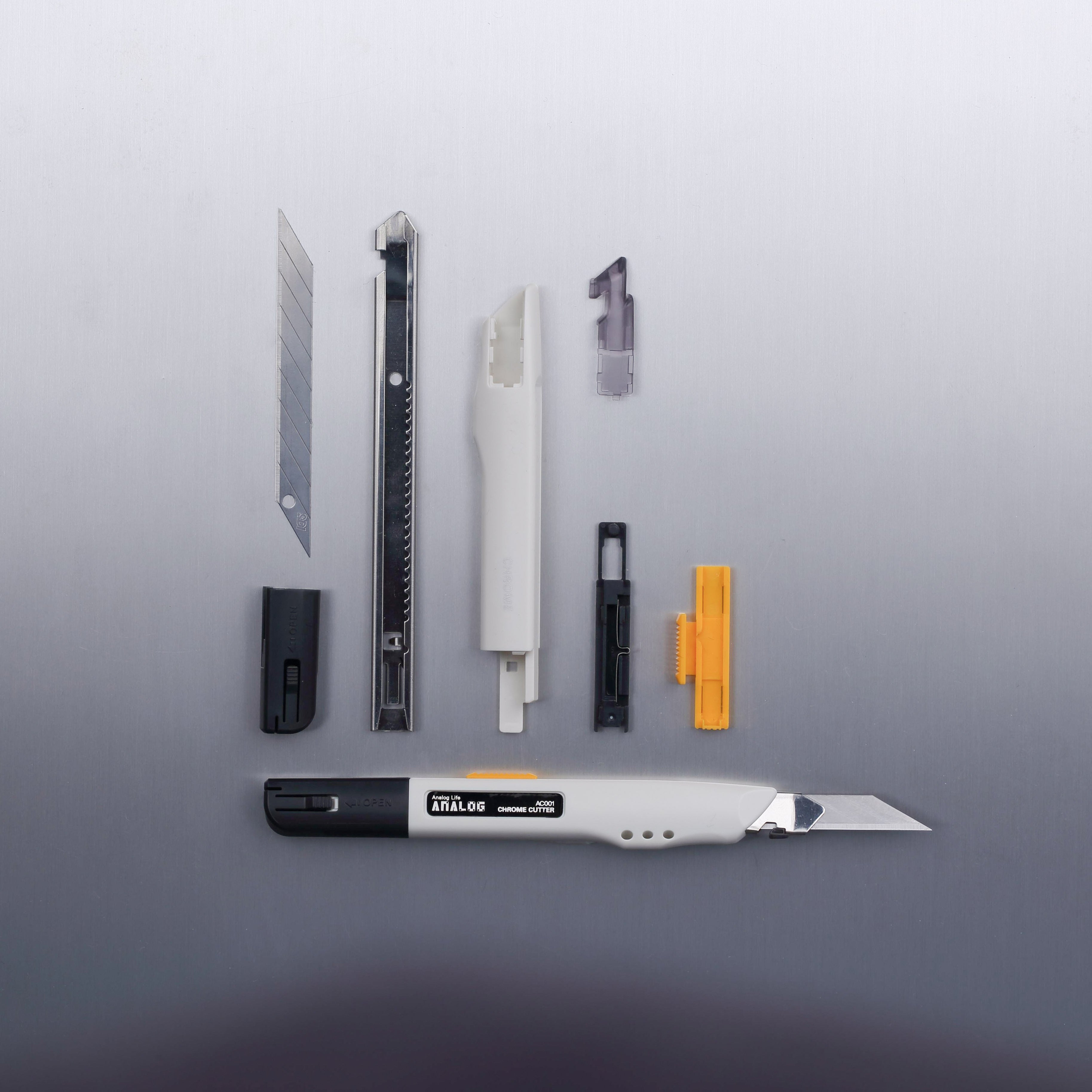 Snap-Off Craft Knife - Chrome Cutter