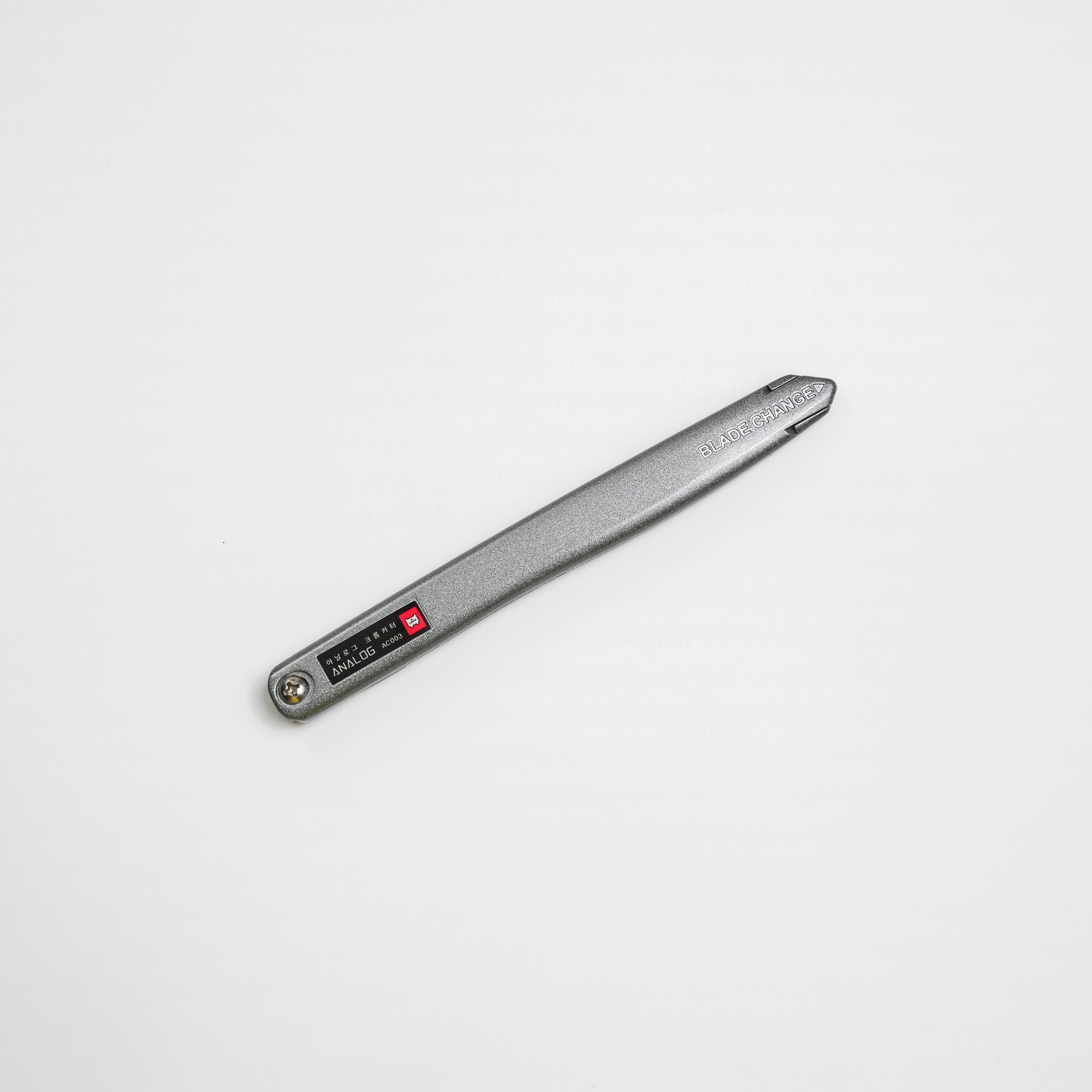 Snap-Off Craft Knife - Chrome Cutter Lock, Alloy Metal Body