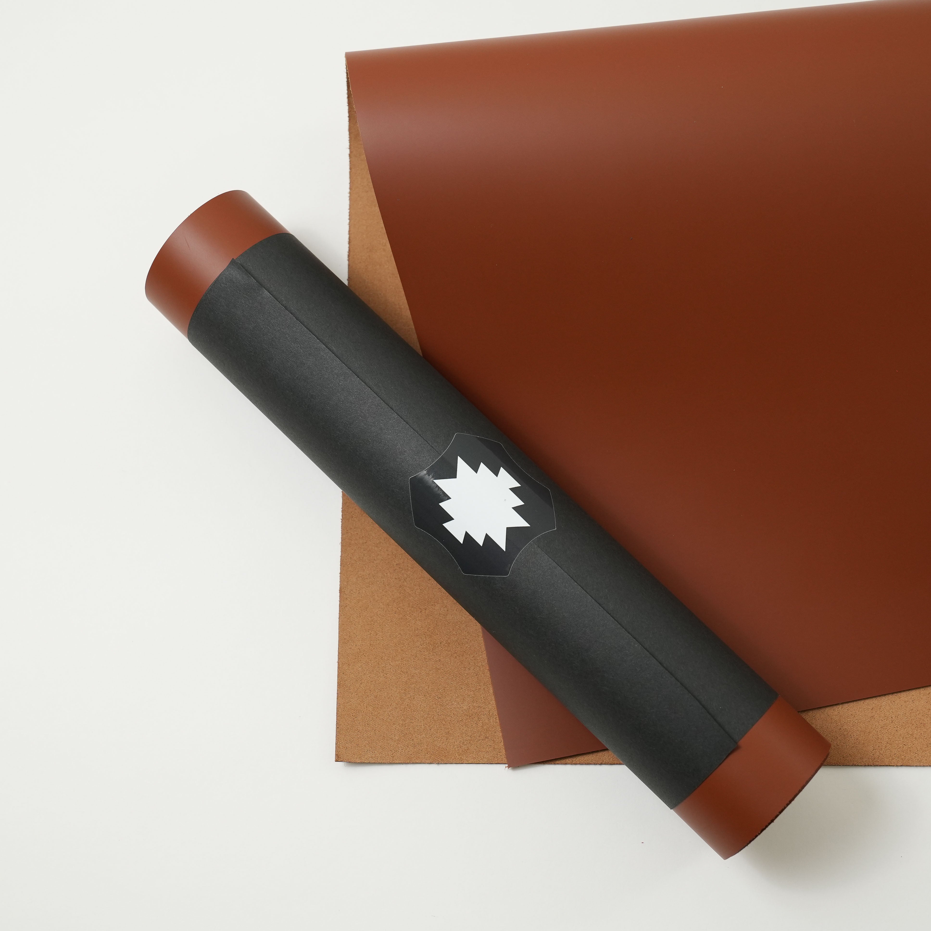 Italian Smooth Leather Panels - Cognac Brown
