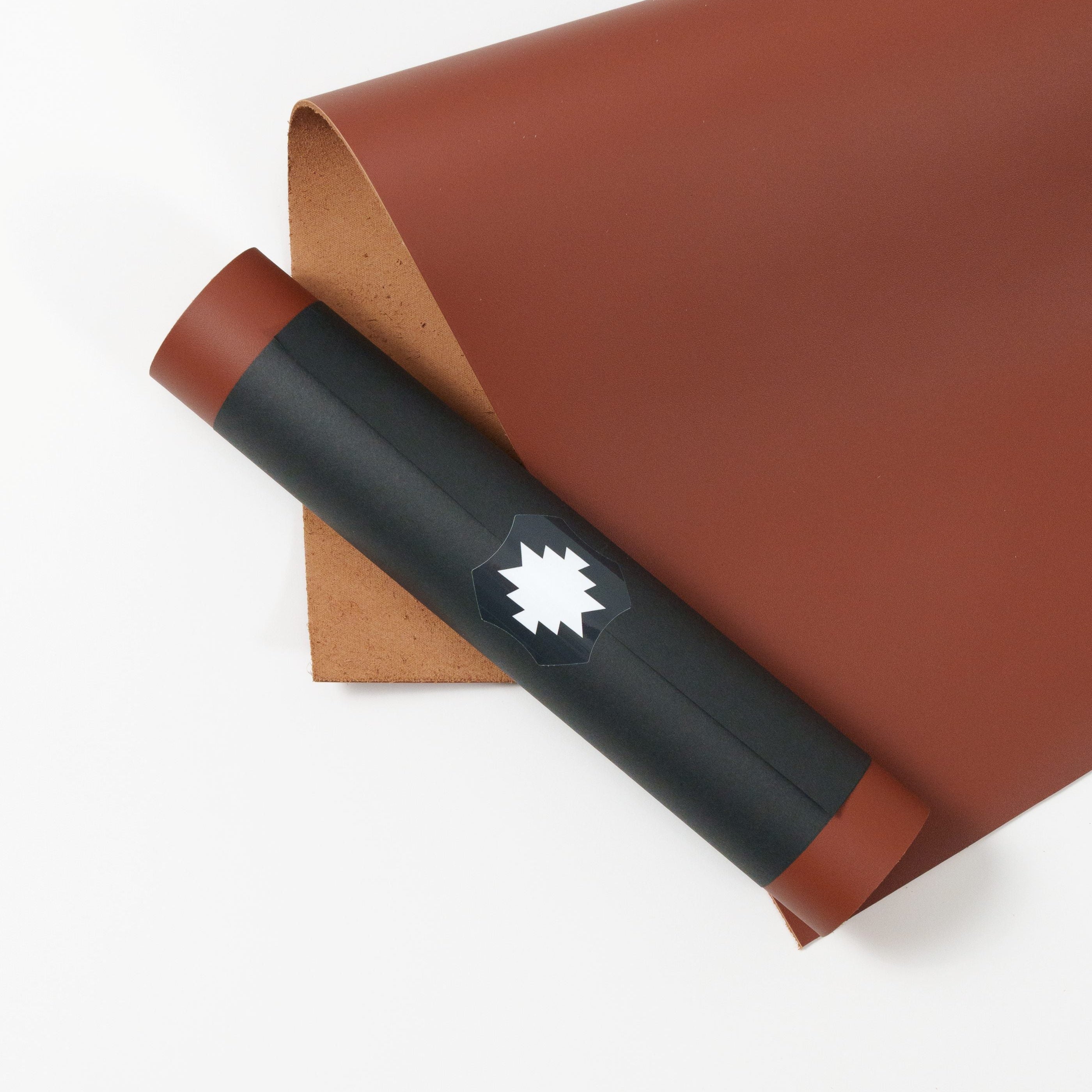 Italian Top Grain Leather Sides - Cognac Brown