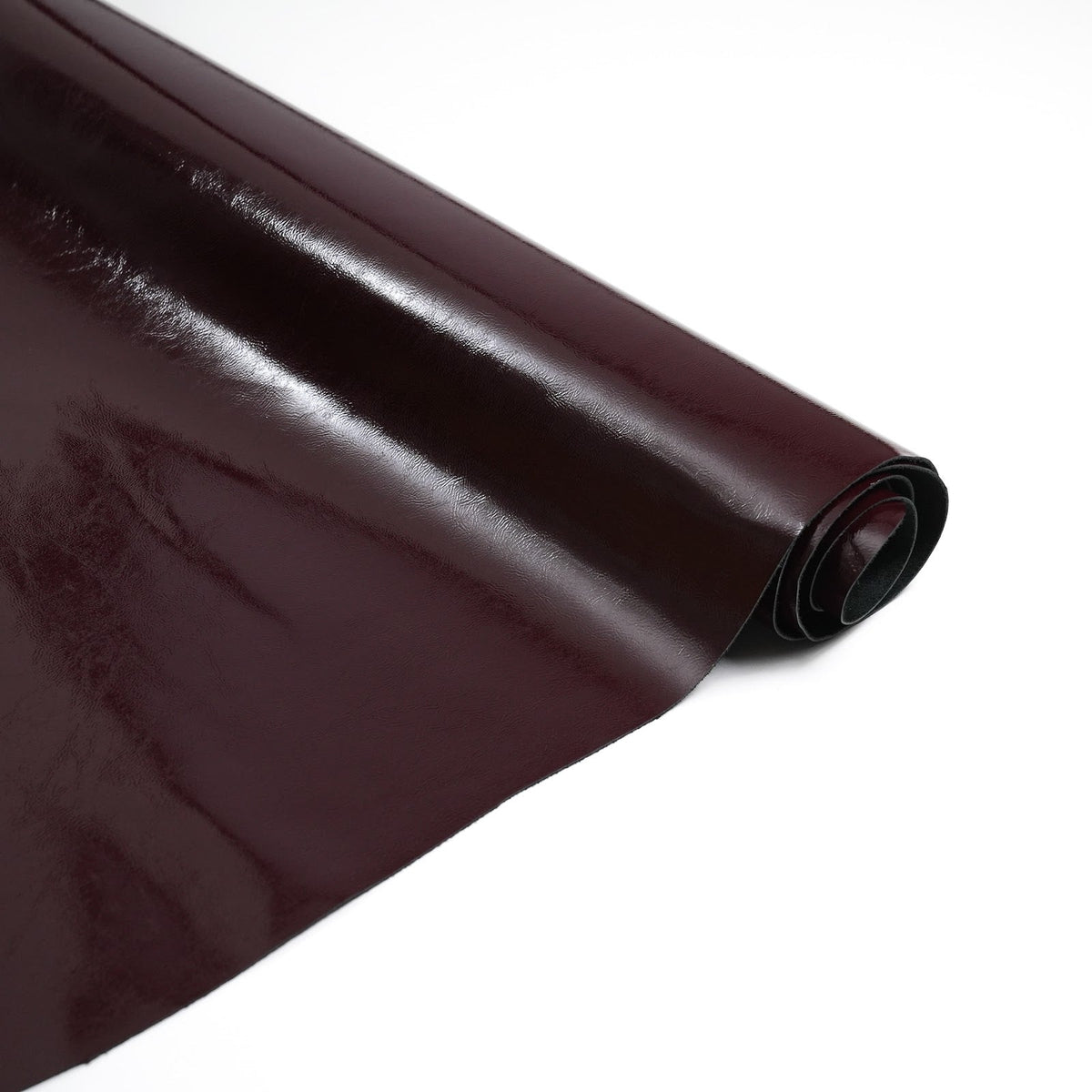 Crinkled Patent Leather Sides, 2.5-3 oz - Burgundy