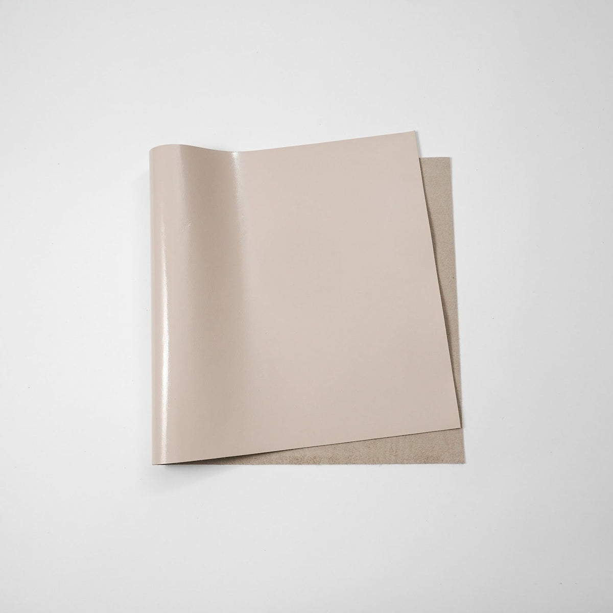 Crinkled Patent Leather Panels, 2.5–3 oz – Beige