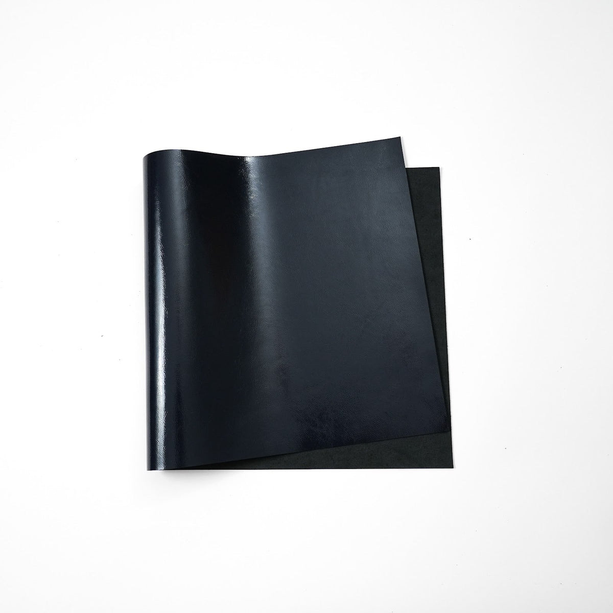 Crinkled Patent Leather Panels, 2.5–3 oz – Navy Blue