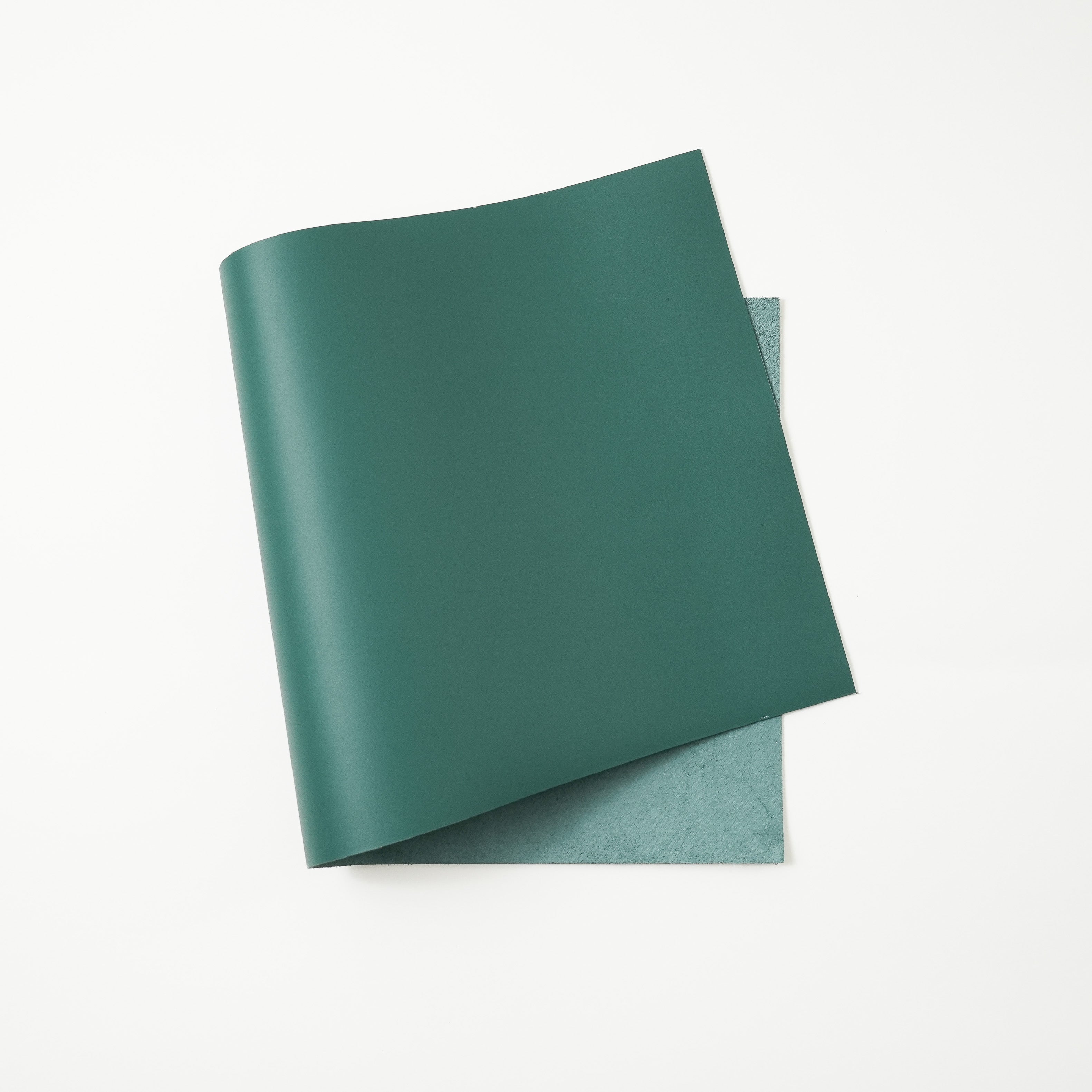 Italian Top Grain Leather Panels - Green