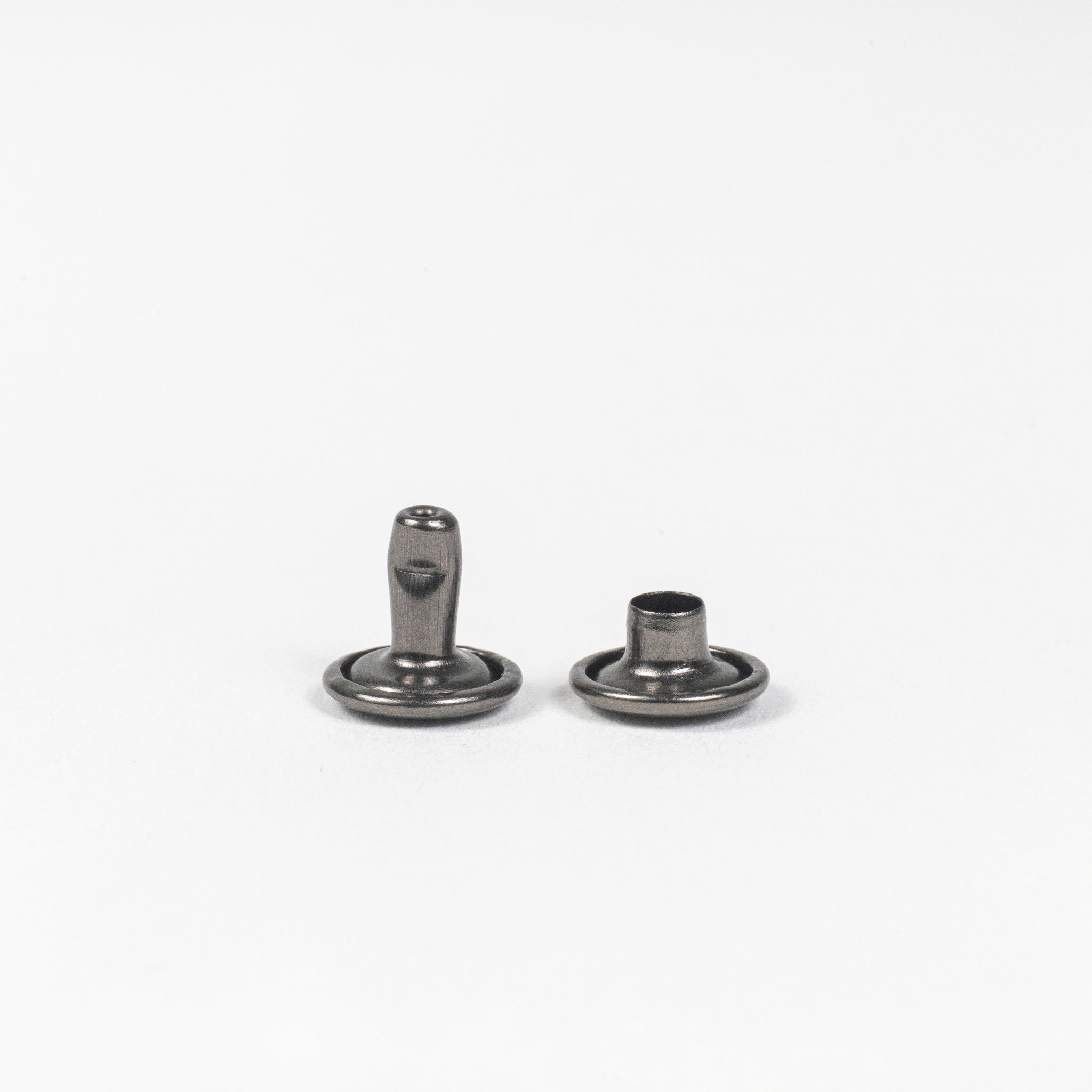 gunmetal double cap rivet post view