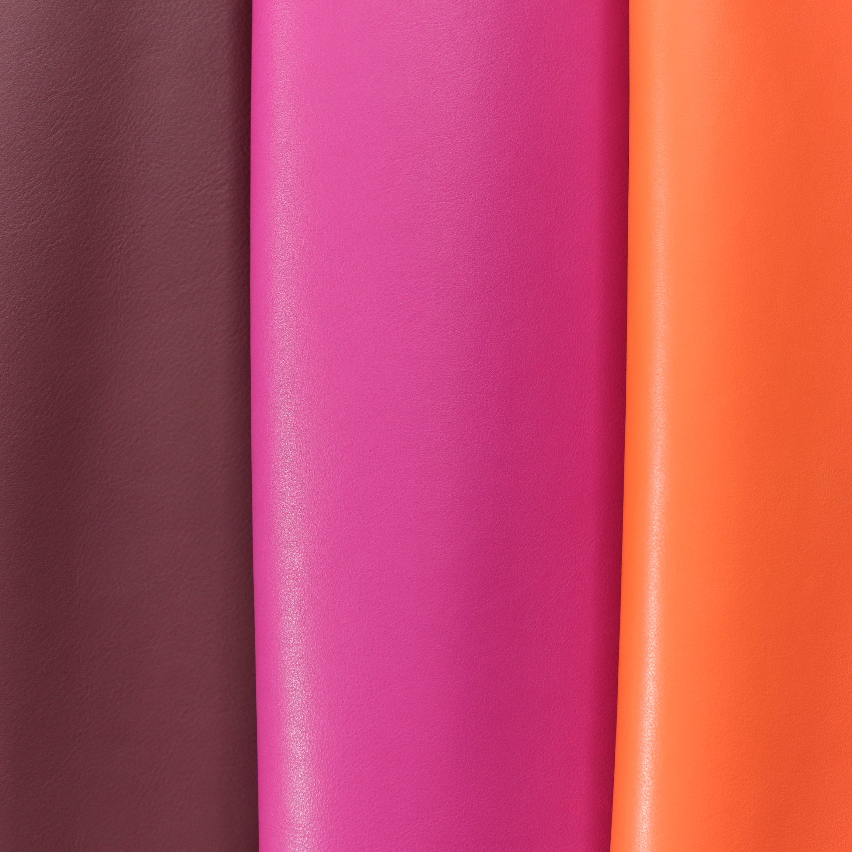 Italian Nappa Calfskin Leather Panels - Fuchsia