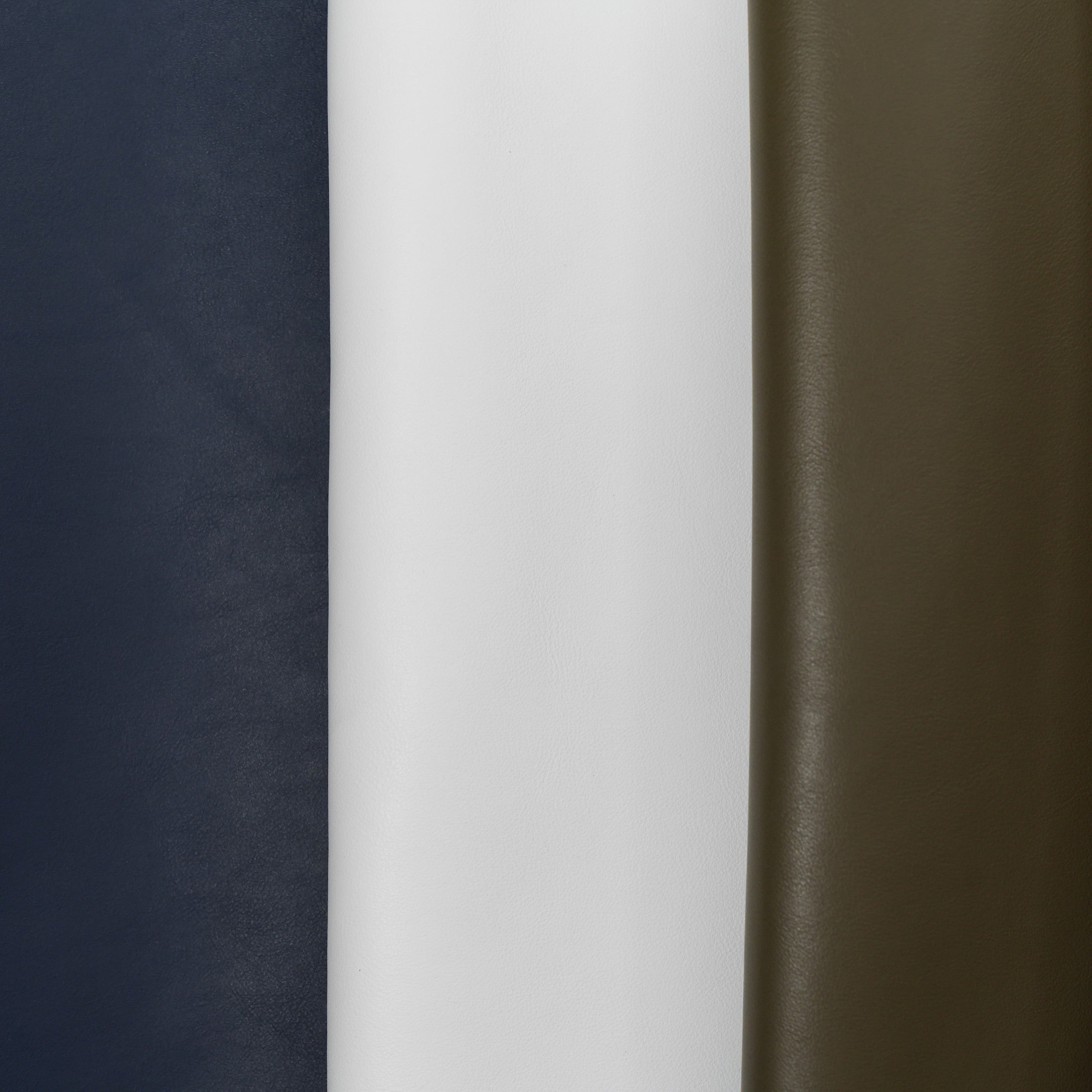 Italian Nappa Calfskin Leather Panels - White