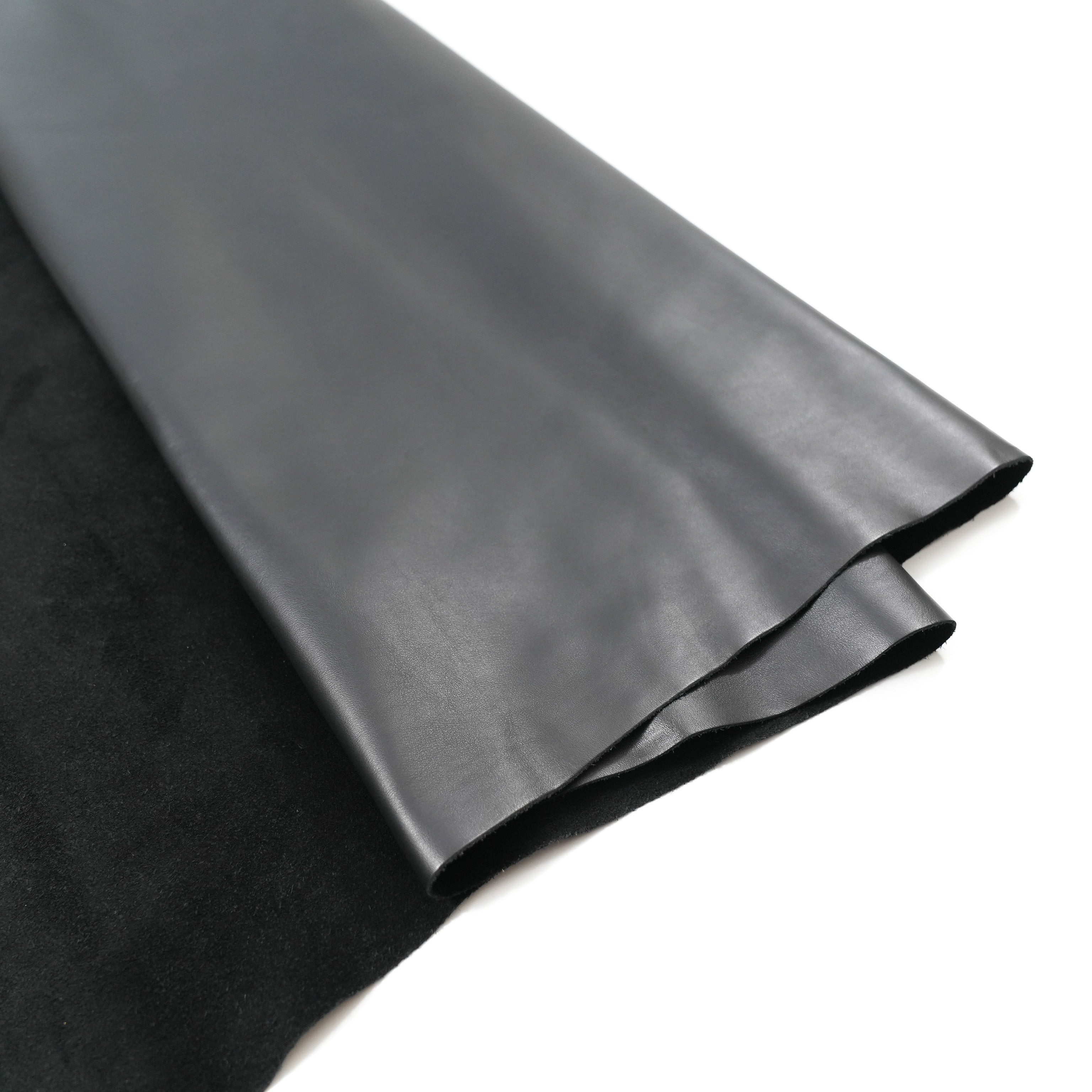 italian nappa calfskin leather hide black color