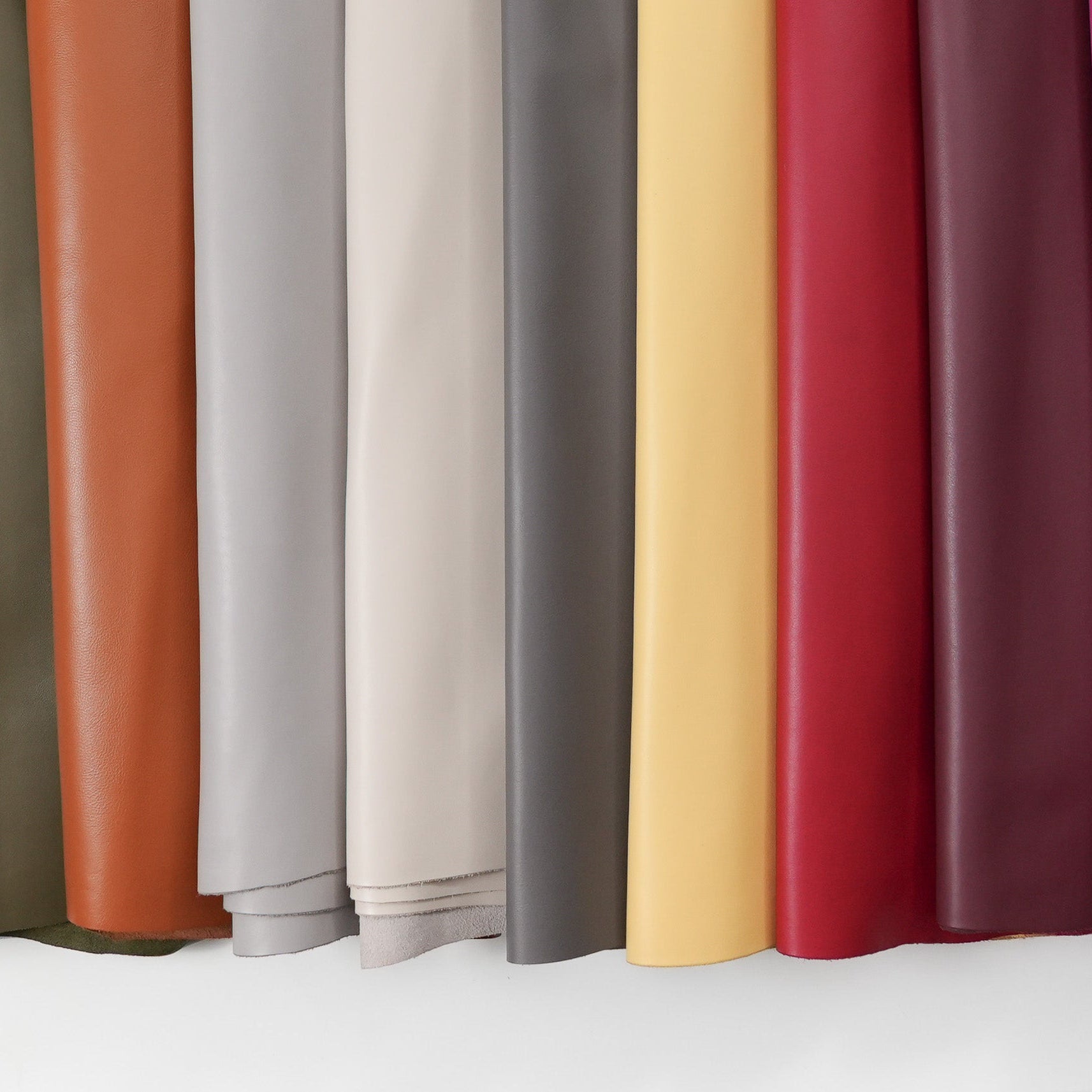 italian nappa calfskin leather hides various colors