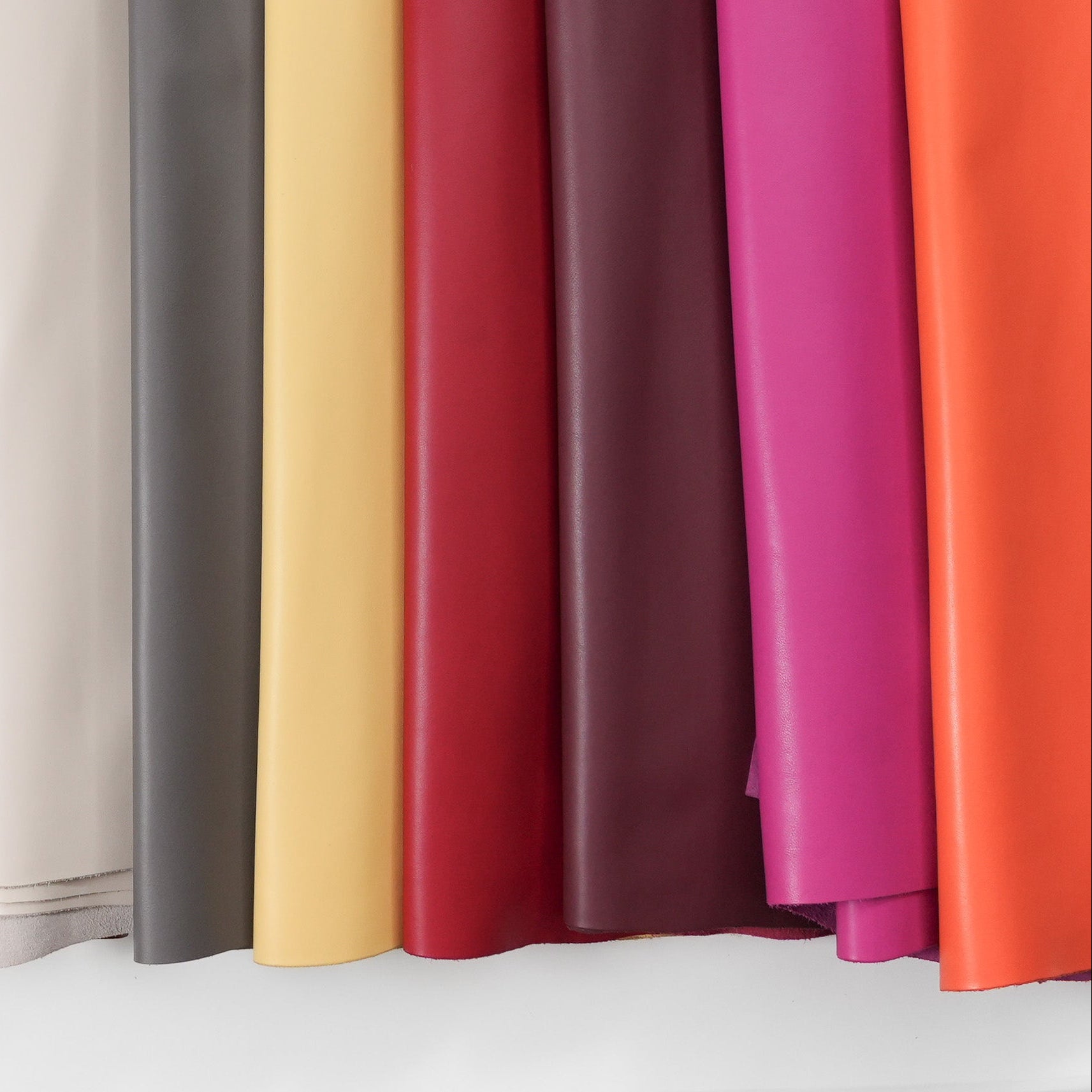 italian nappa calfskin leather hides various colors