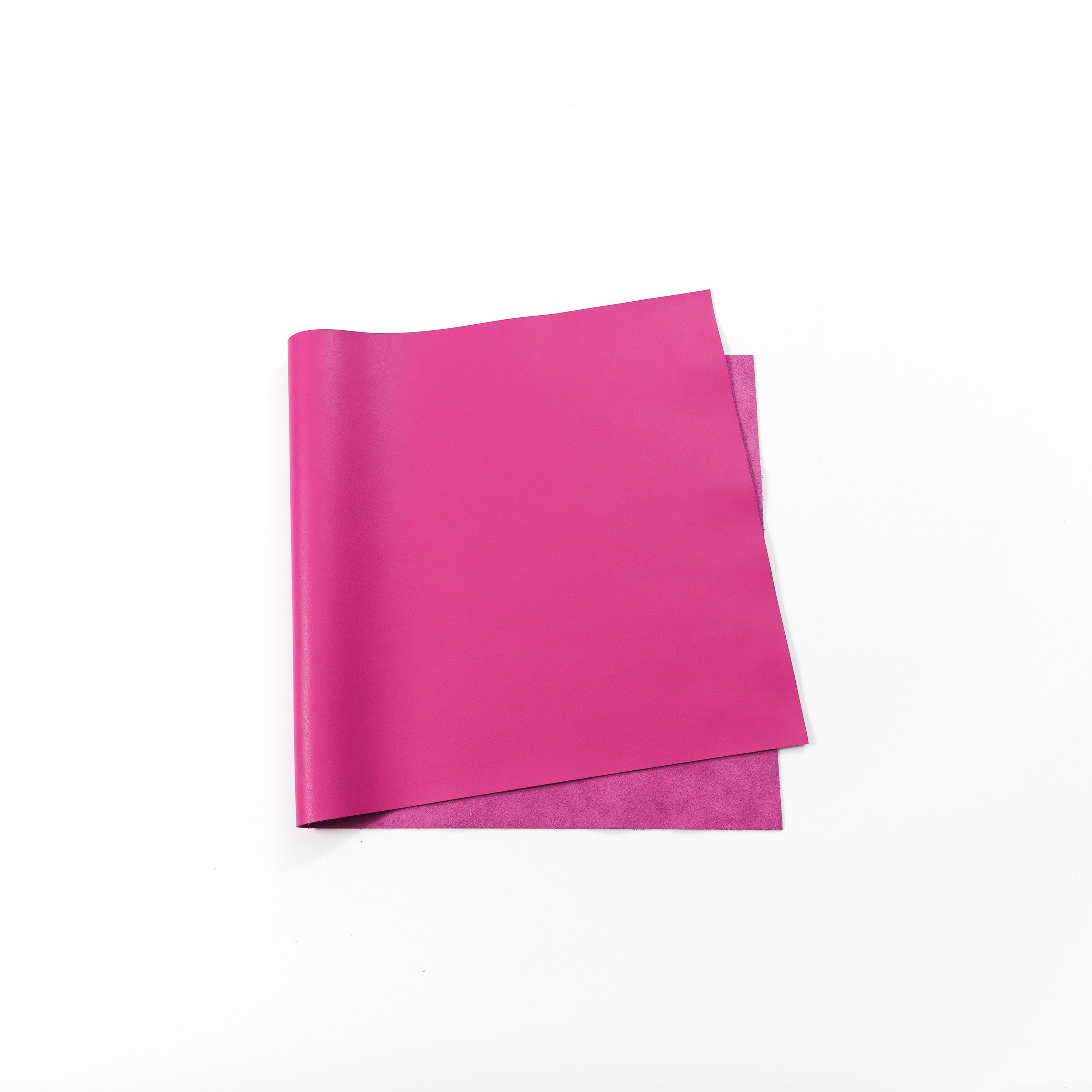 Italian Nappa Calfskin Leather Panels - Fuchsia