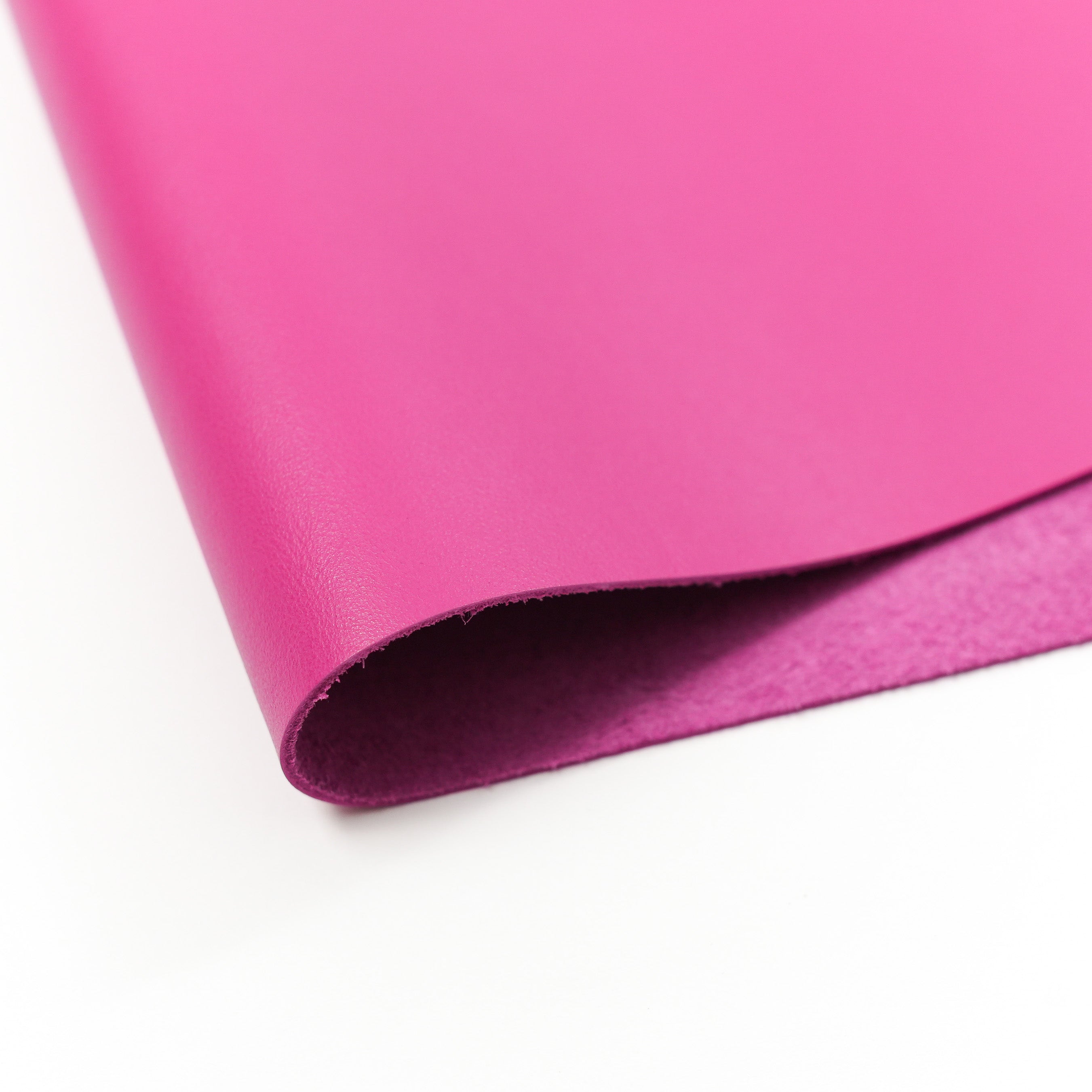 italian nappa calfskin leather panel fuchsia color