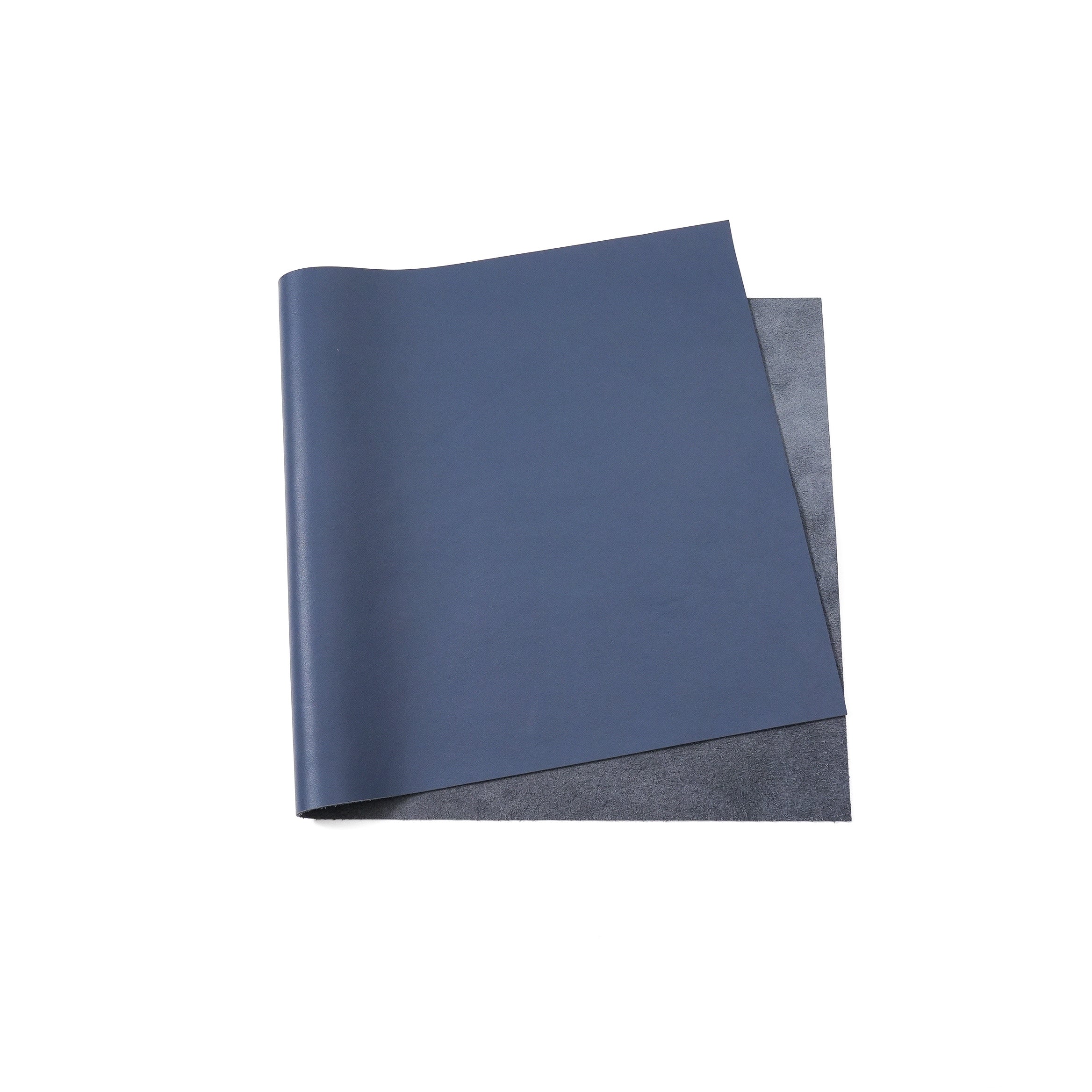Italian Nappa Calfskin Leather Panels - Navy Blue