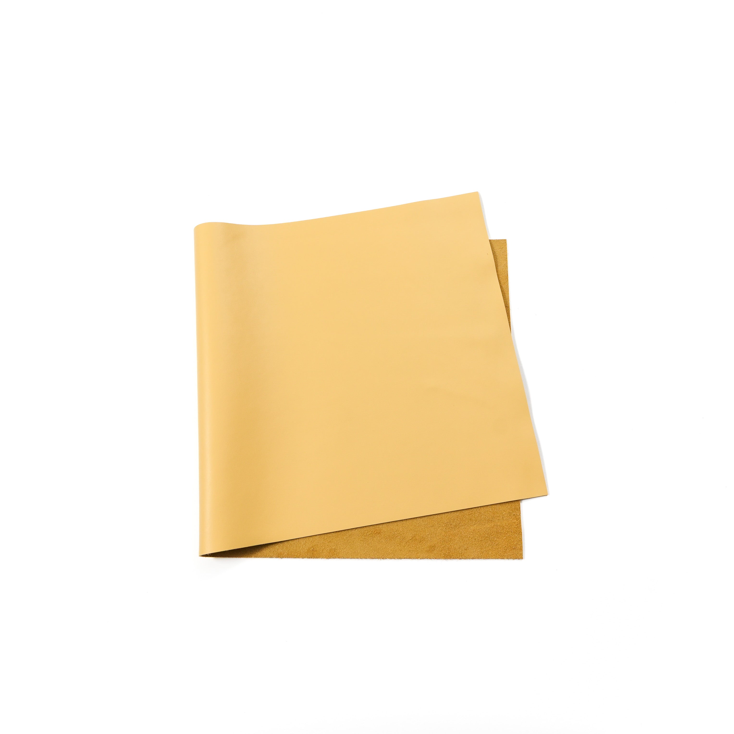 Italian Nappa Calfskin Leather Panels - Soft Yellow