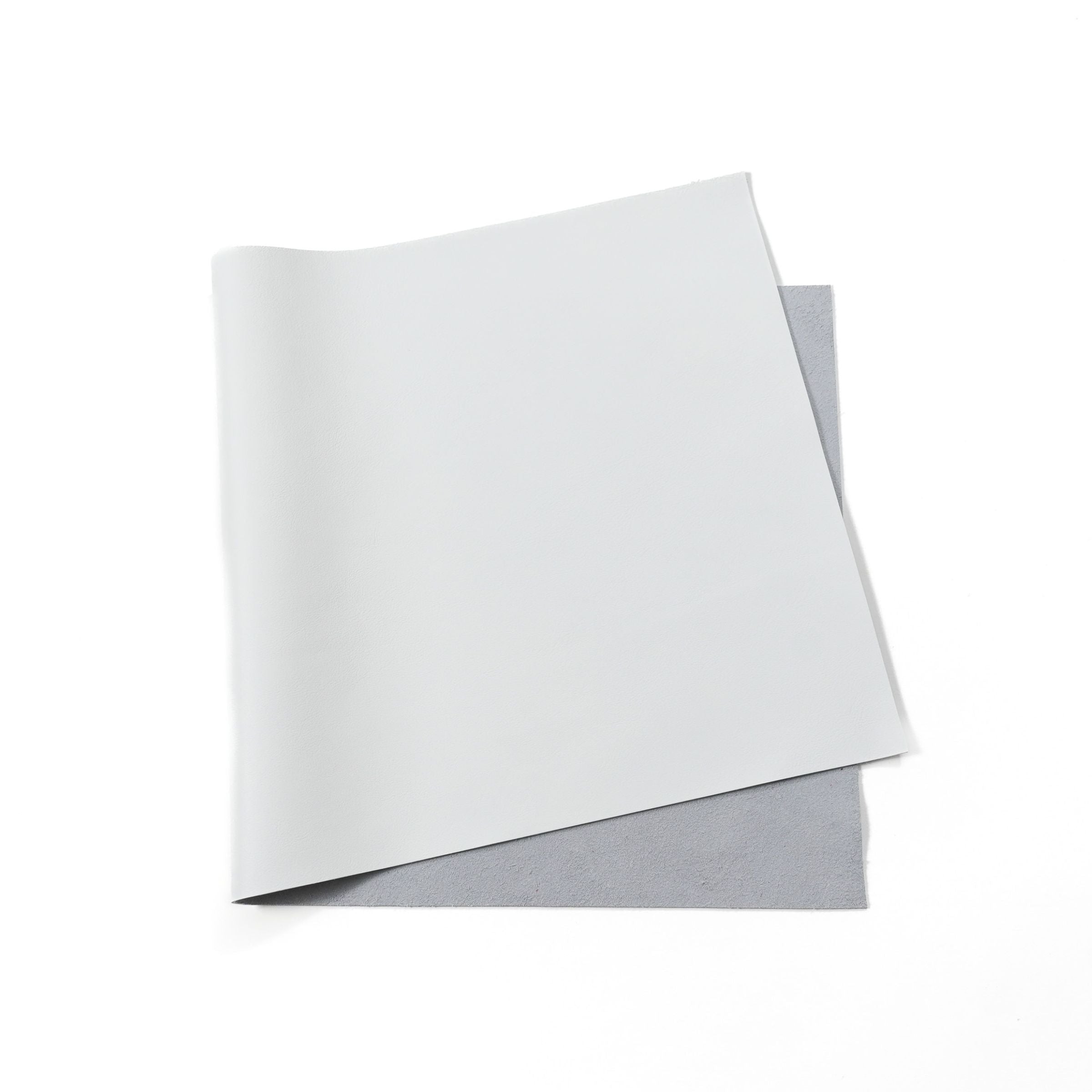 italian nappa calfskin leather panel white color