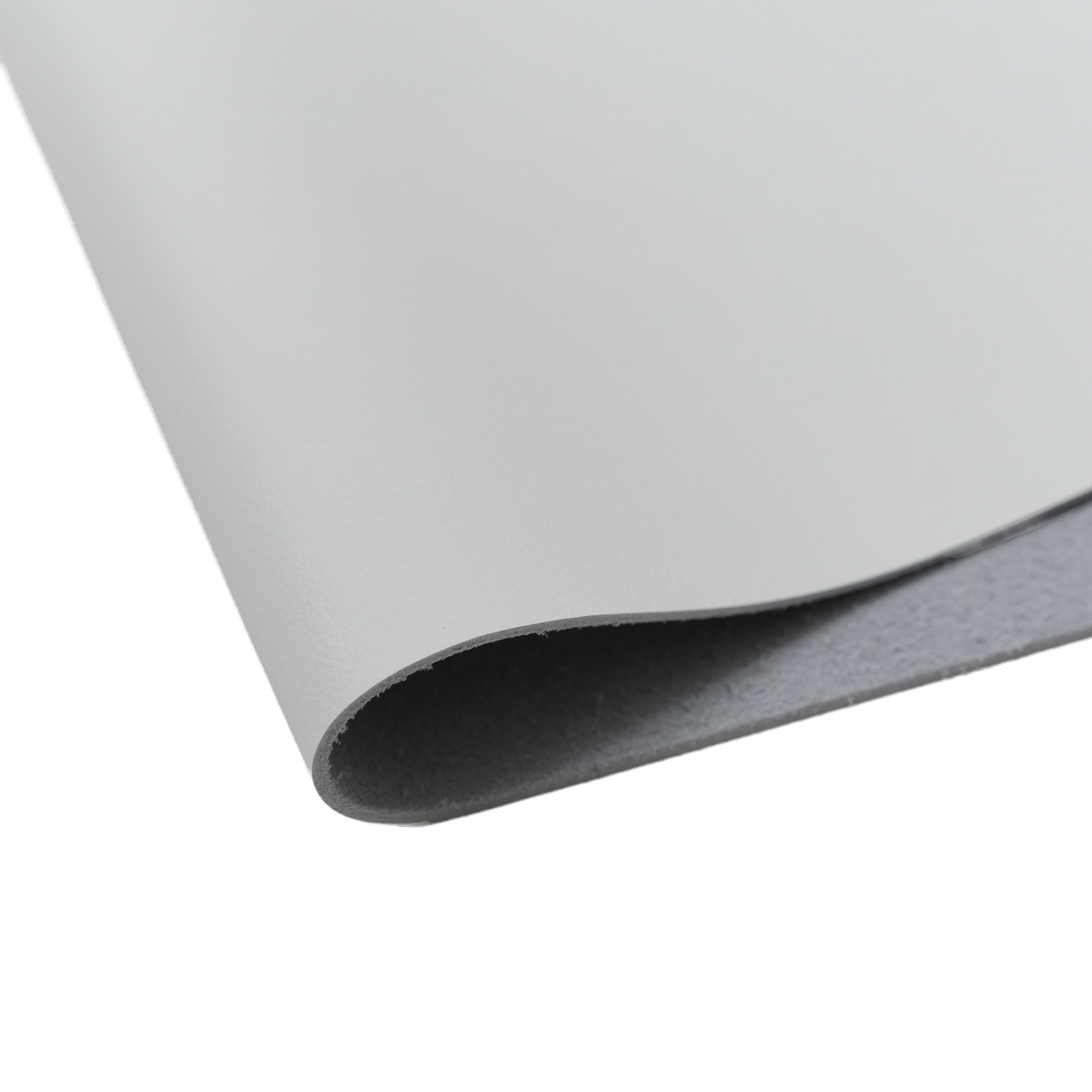 italian nappa calfskin leather panel white color