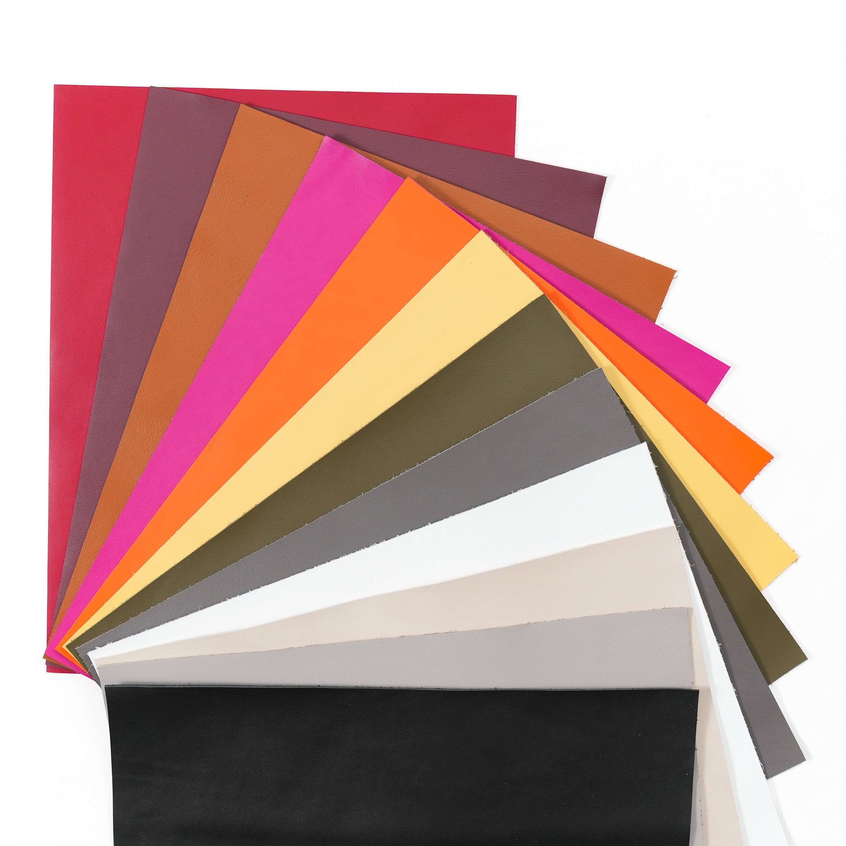 Italian Nappa Calfskin Leather Panels - Brown