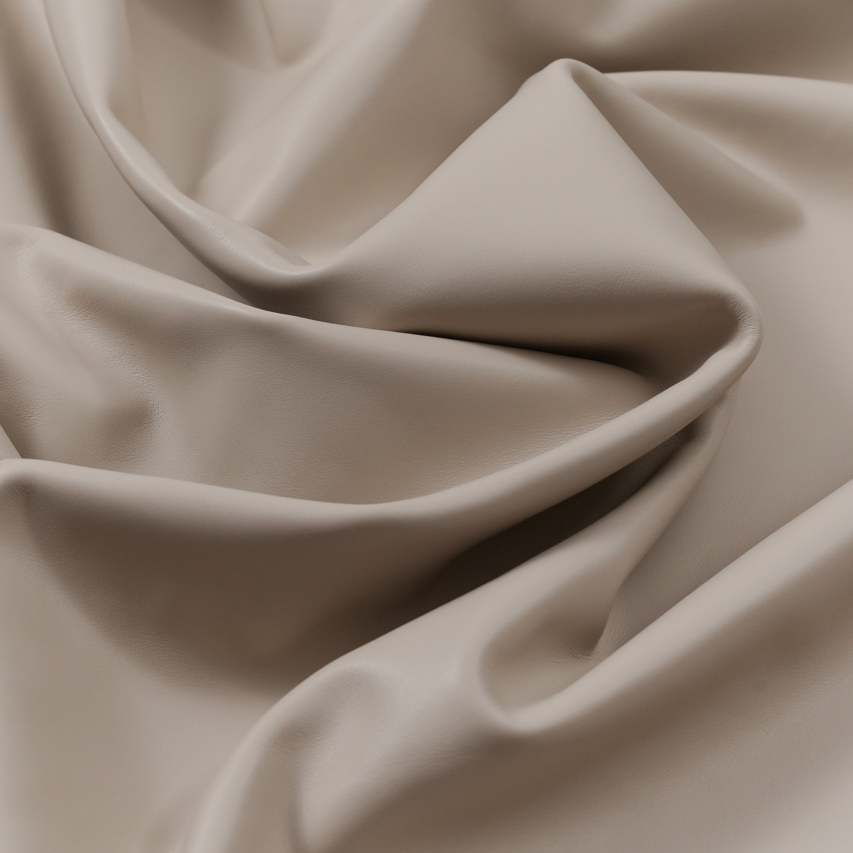 Italian Nappa Calfskin Leather Panels - Cream