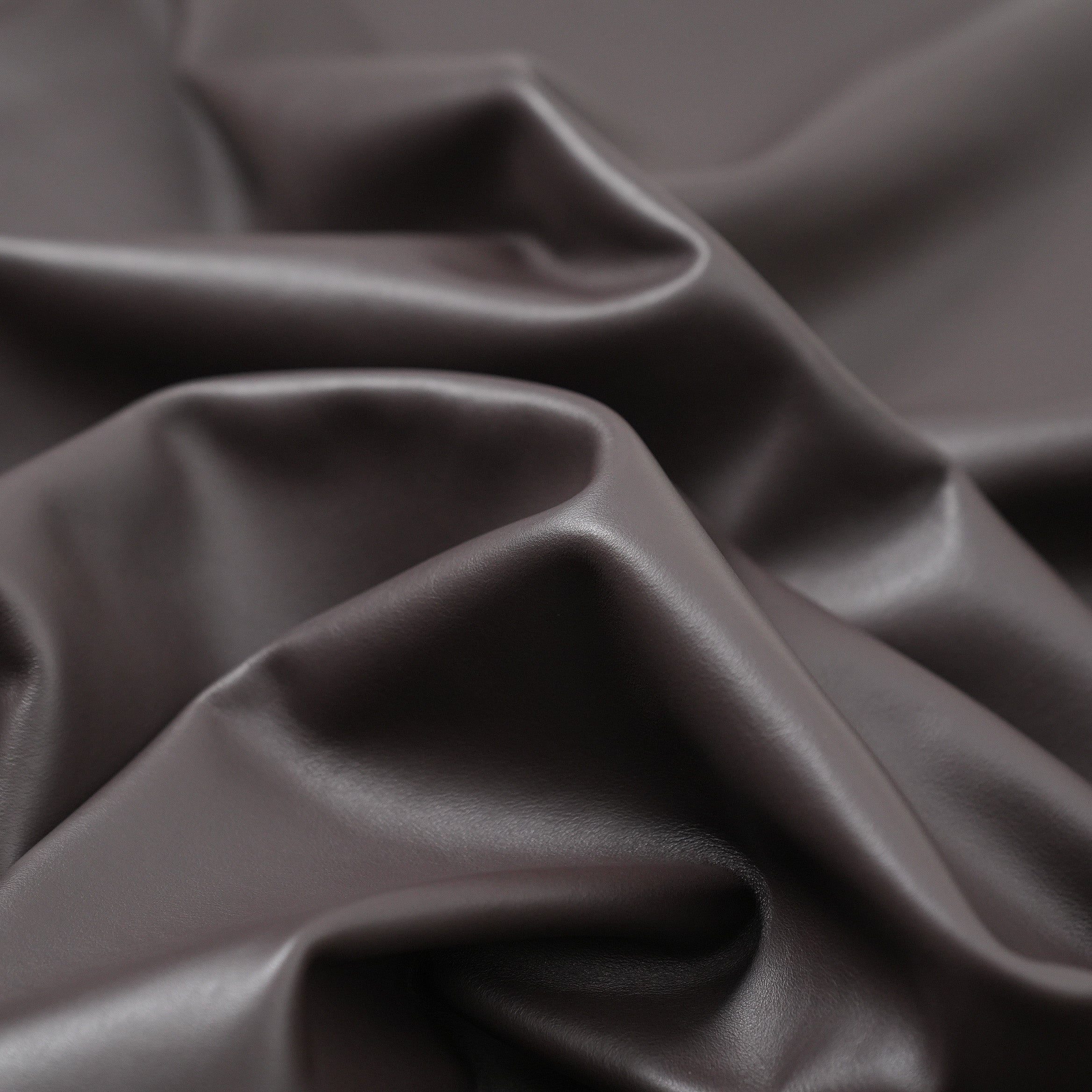 Italian Nappa Calfskin Leather Panels - Brown