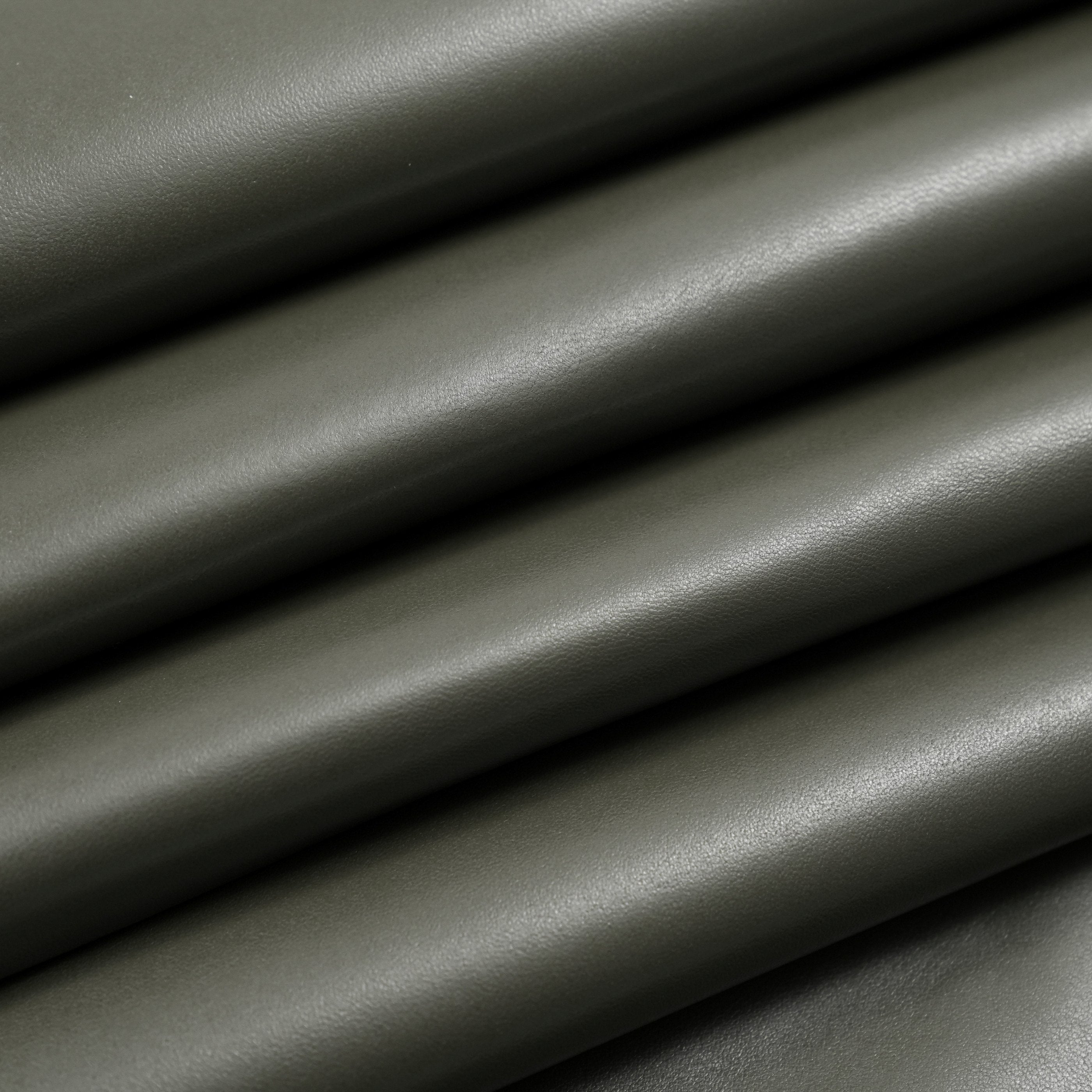 Lambskin Garment Leather, Plonge – Olive Green