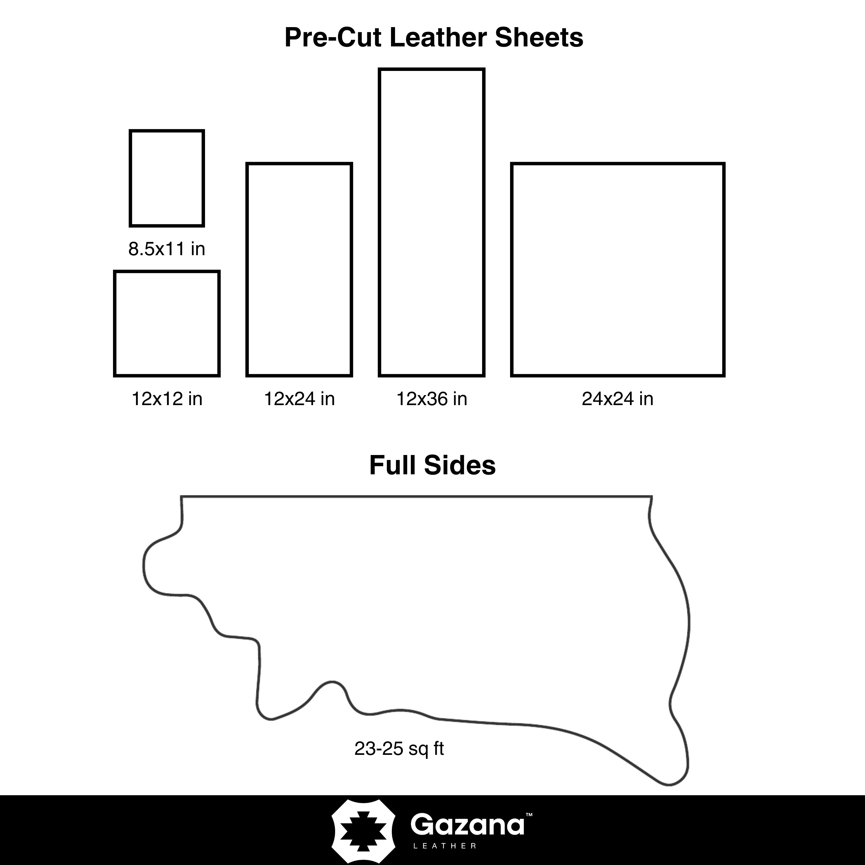 Crazy Horse Leather Panels - Brown