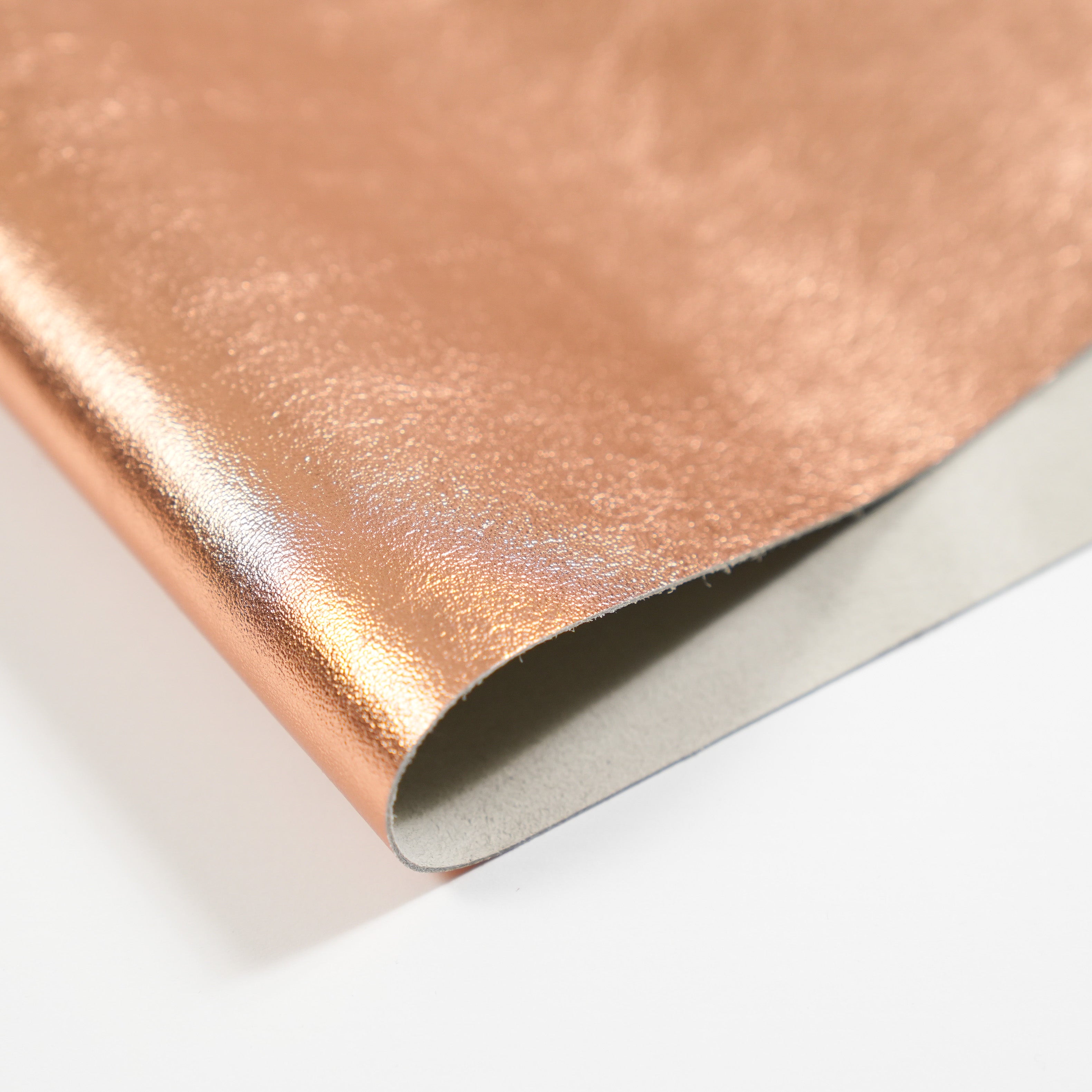 Metallic Leather Panels - Rose Gold