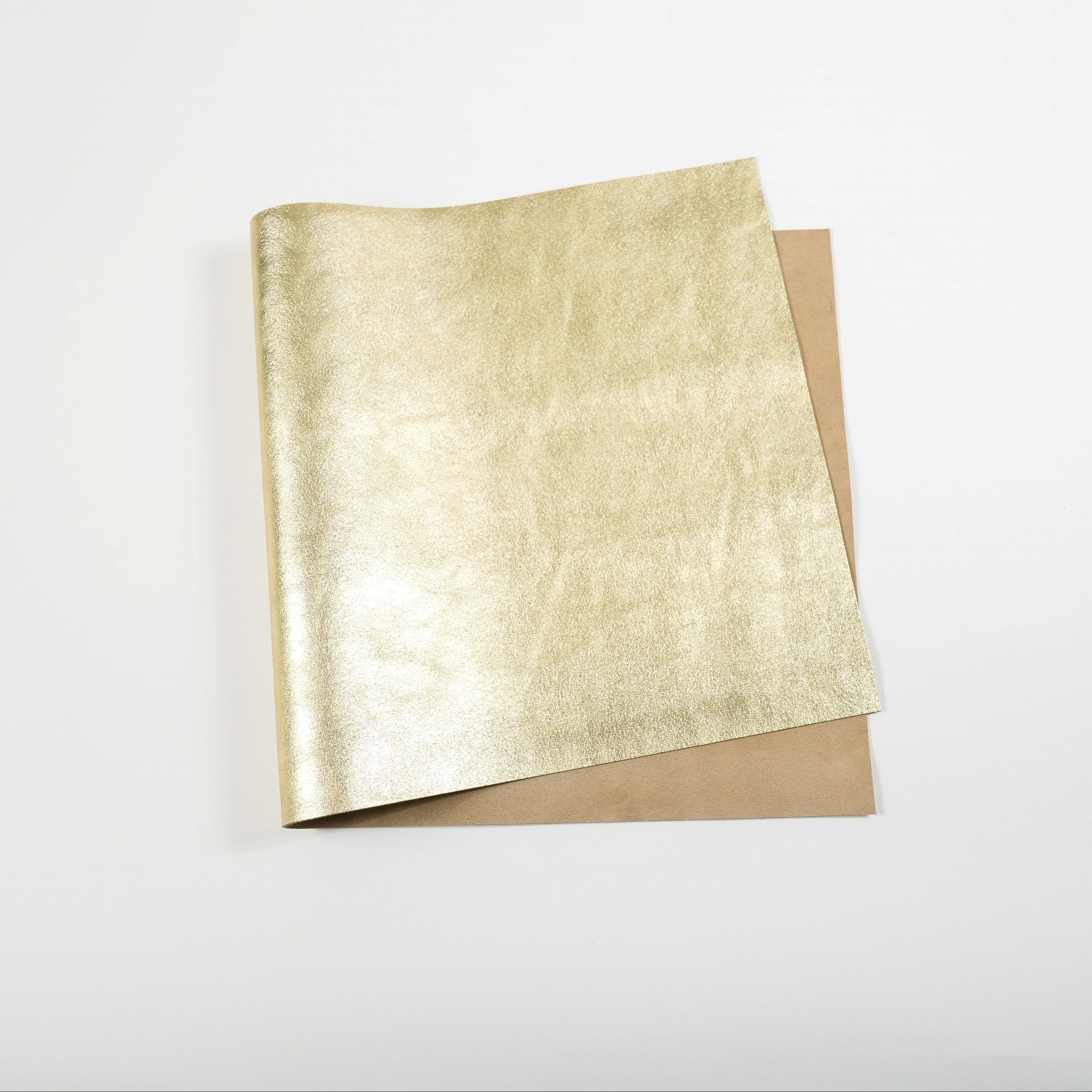 Metallic Leather Panels - Gold