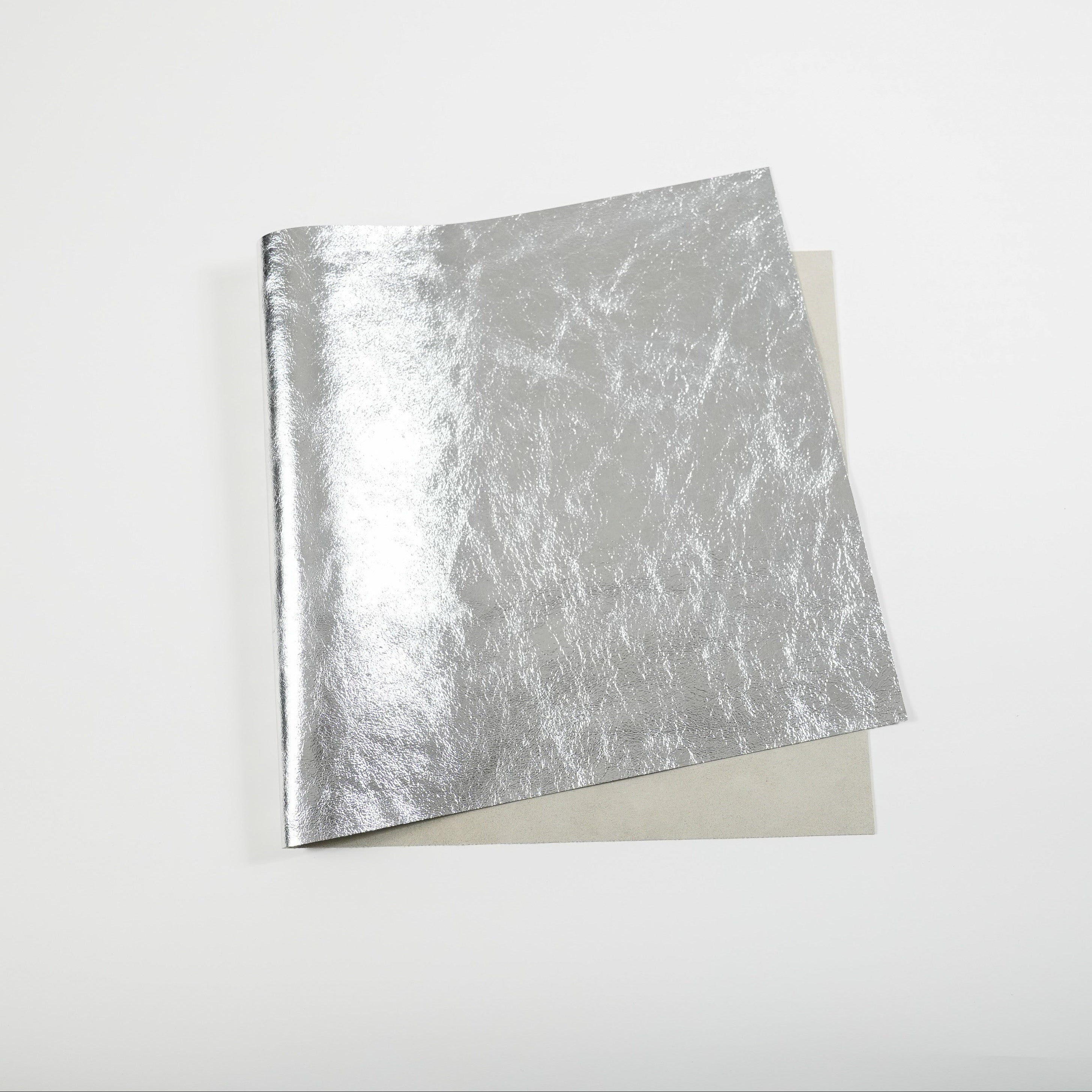 Metallic Leather Panels - Silver