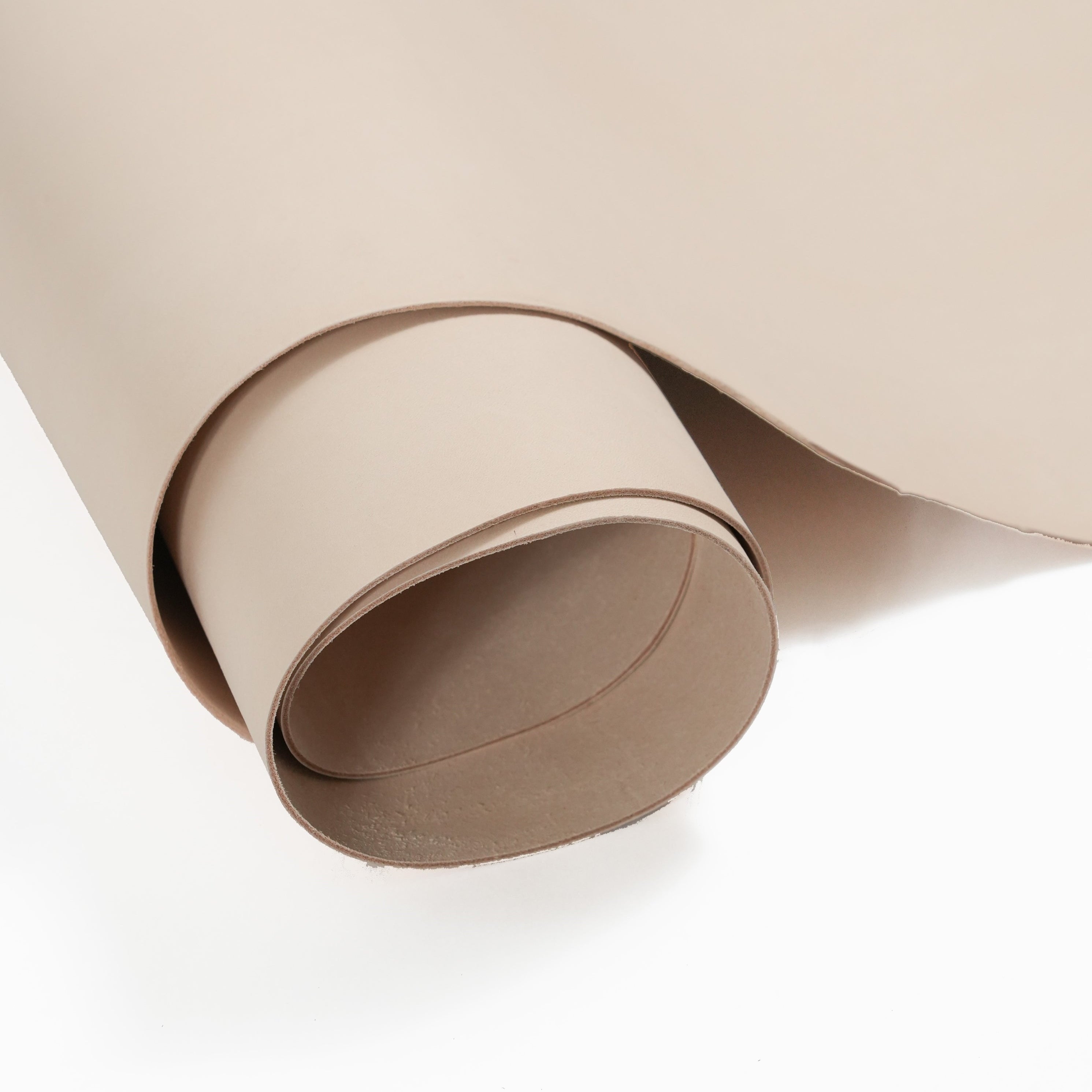 Natural vegetable tanned veg tan leather sides sheet