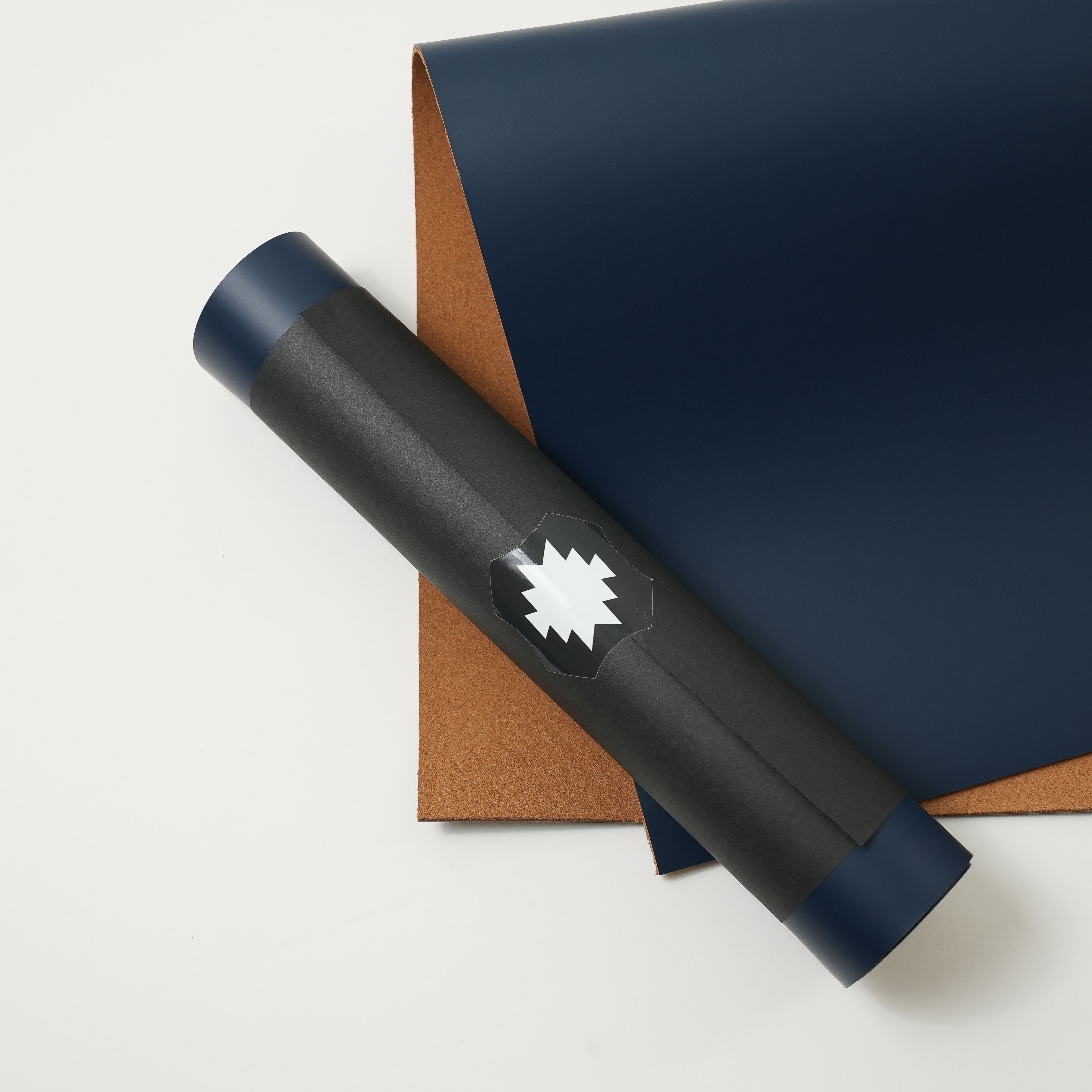 Italian Smooth Leather Panels - Navy Blue