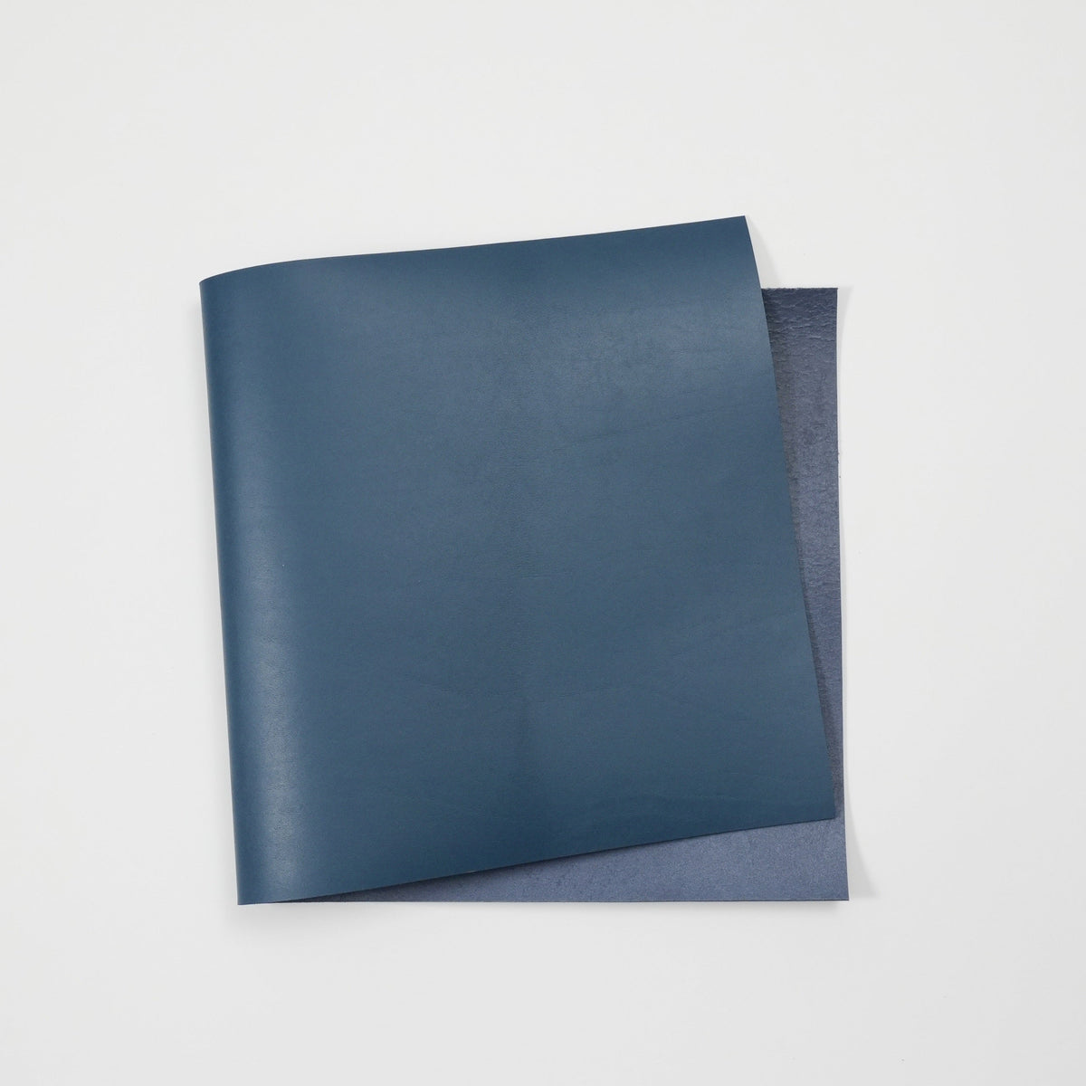 Dyed Veg Tan Leather Panels - Navy Blue