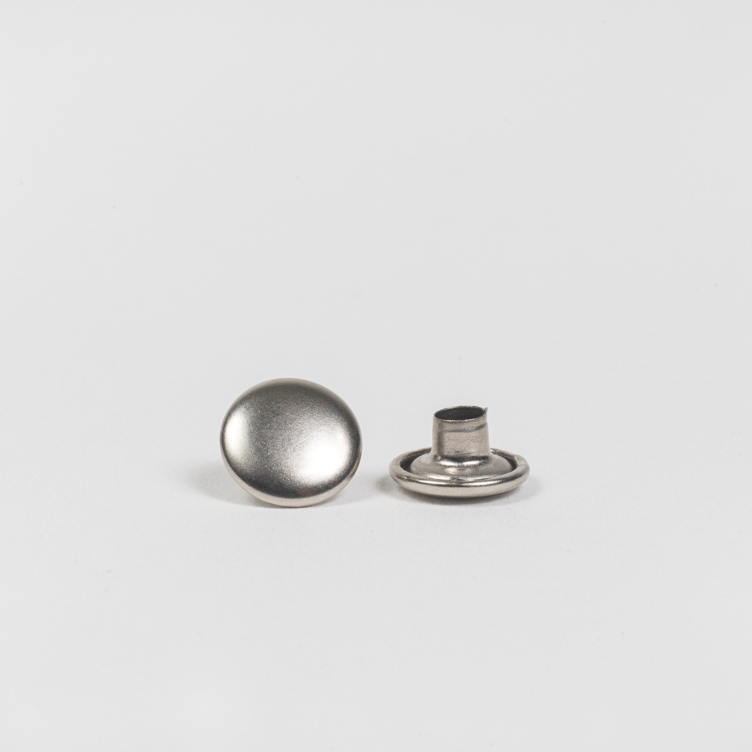 nickel plated rapid rivet cap view