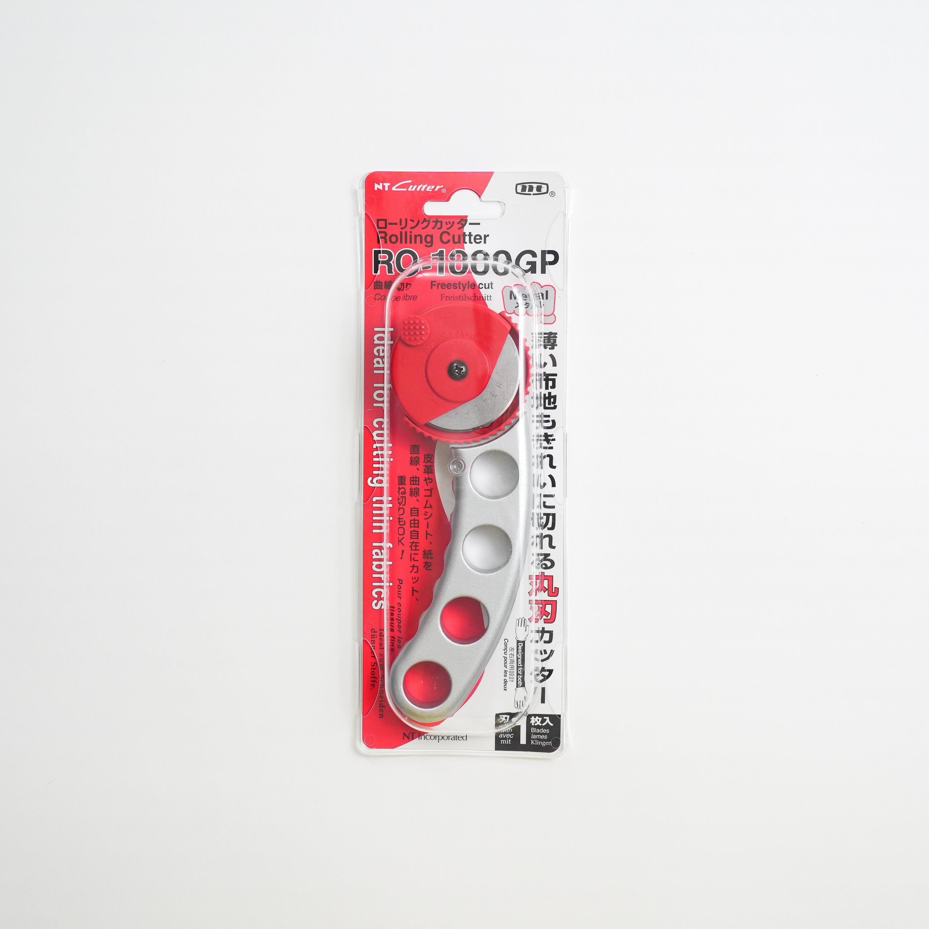 NT Cutter - Rotary Cutter, 45mm Blade, Retractable