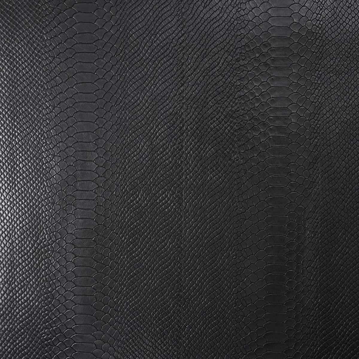 Python Embossed Leather, 2.5-3 oz - Black