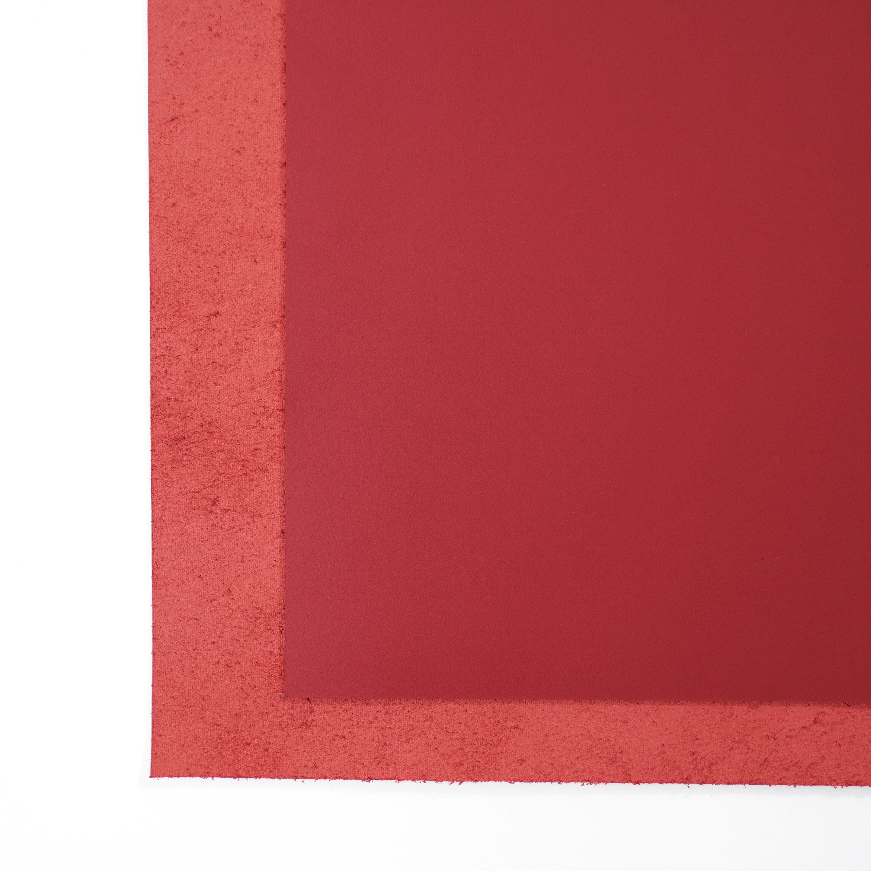 Italian Top Grain Leather Panels - Red