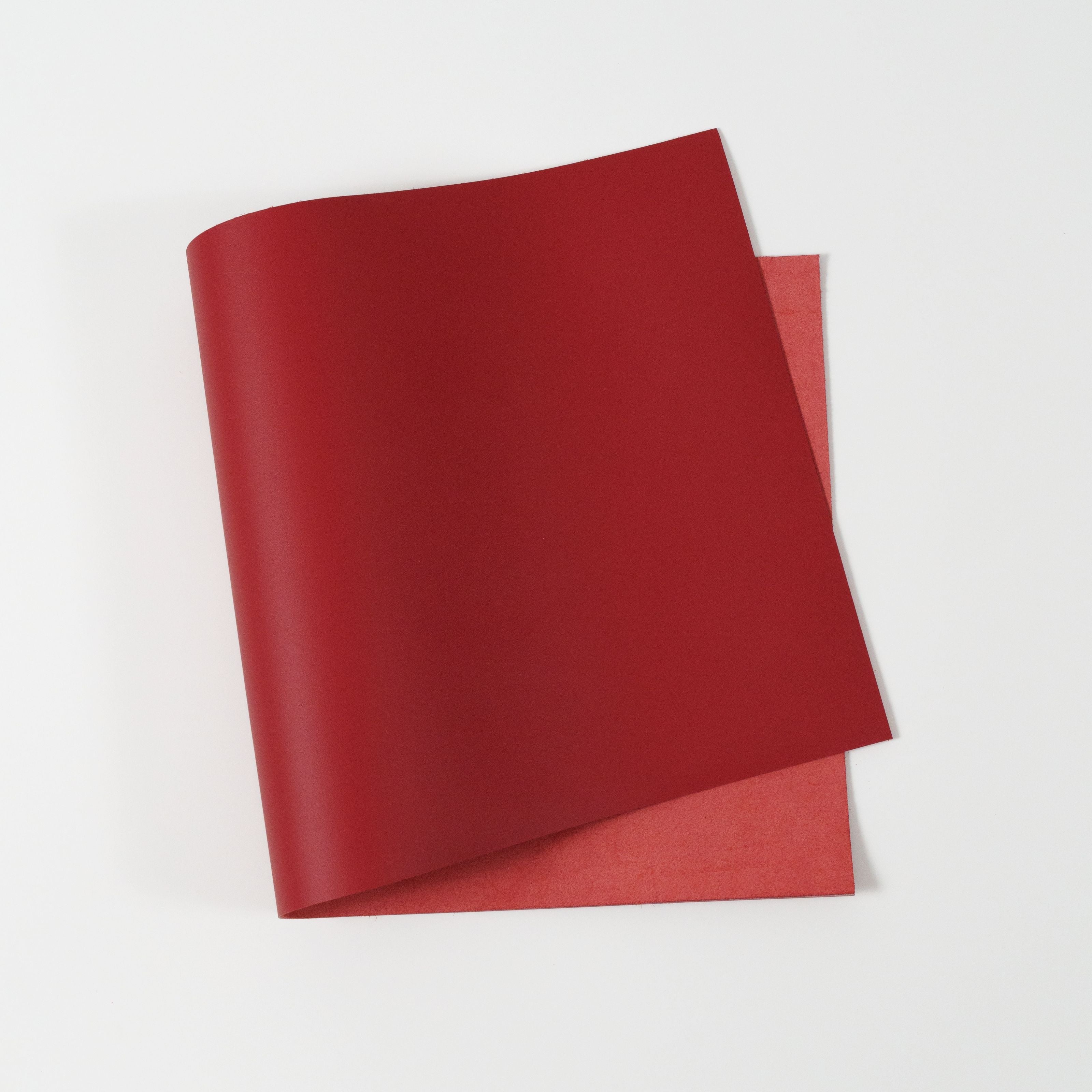 Italian Top Grain Leather Panels - Red