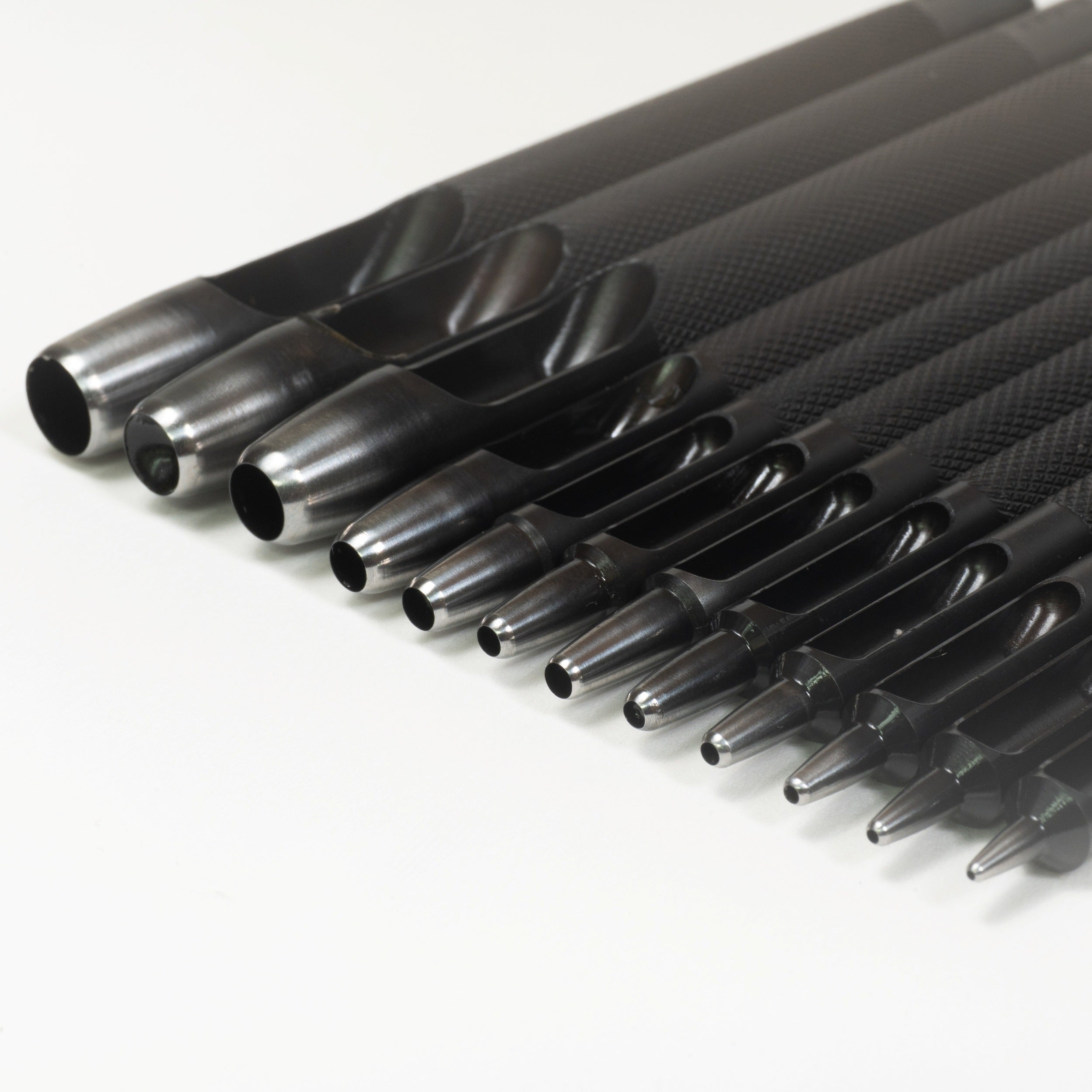 Round Drive Punches sizes close up