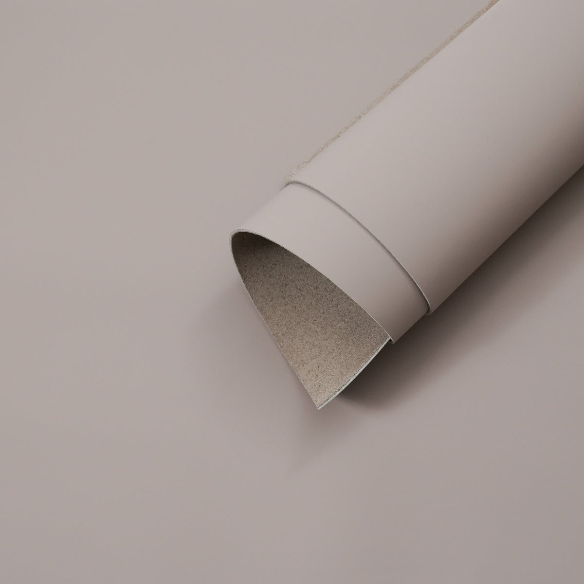 Rubberized Cowhide Leather Panels, Smooth Matte Finish, 3-3.5 oz - Taupe