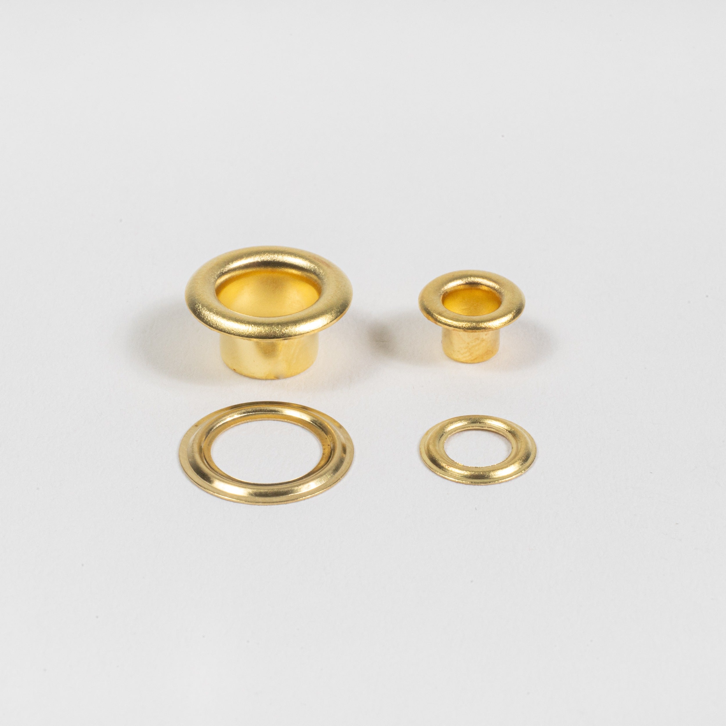 solid brass grommet sets side view