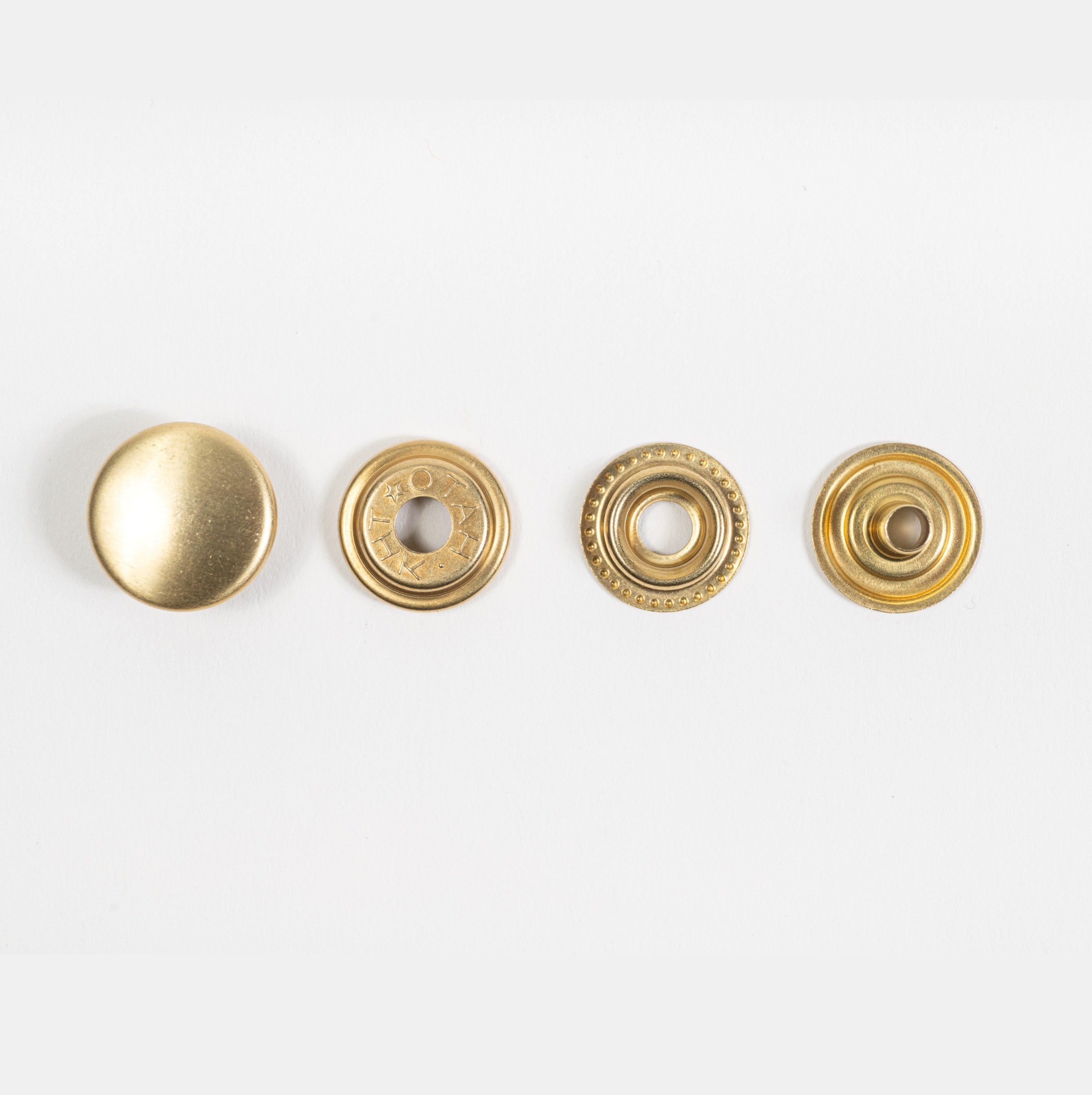 solid brass line snap full set front view