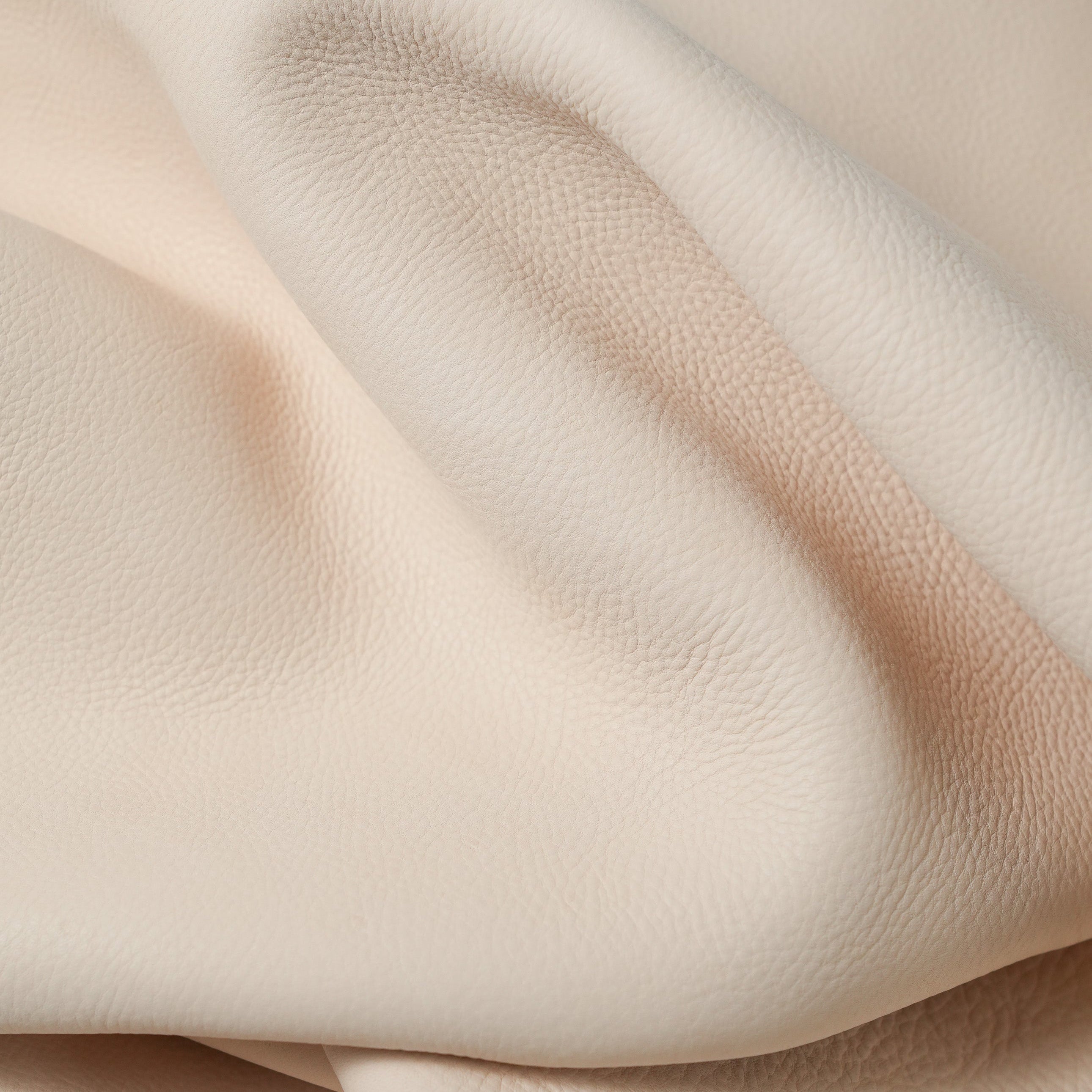 veg tan full grain soft cowhide milled leather close-up texture