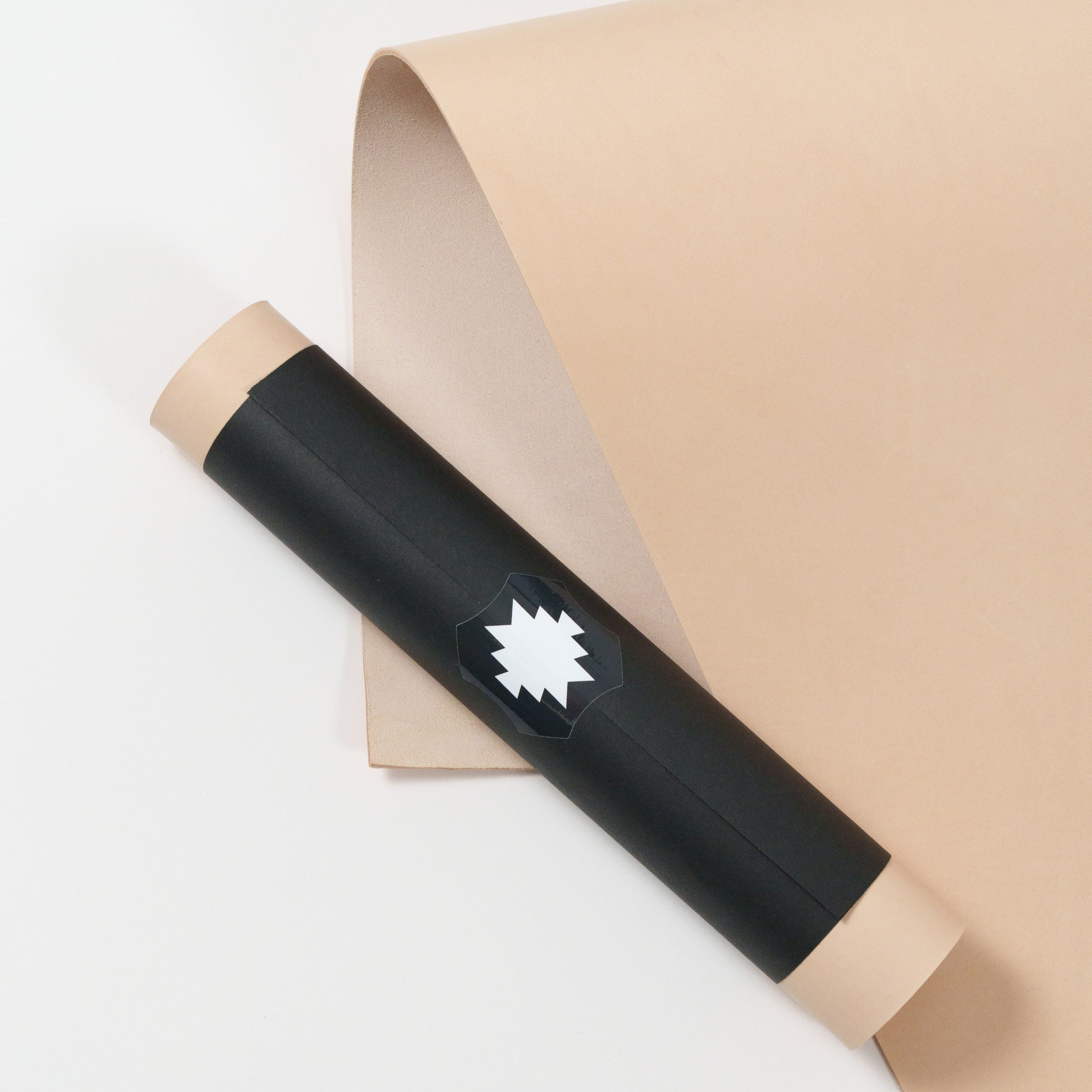 warm natural vachetta pre-cut leather sheets